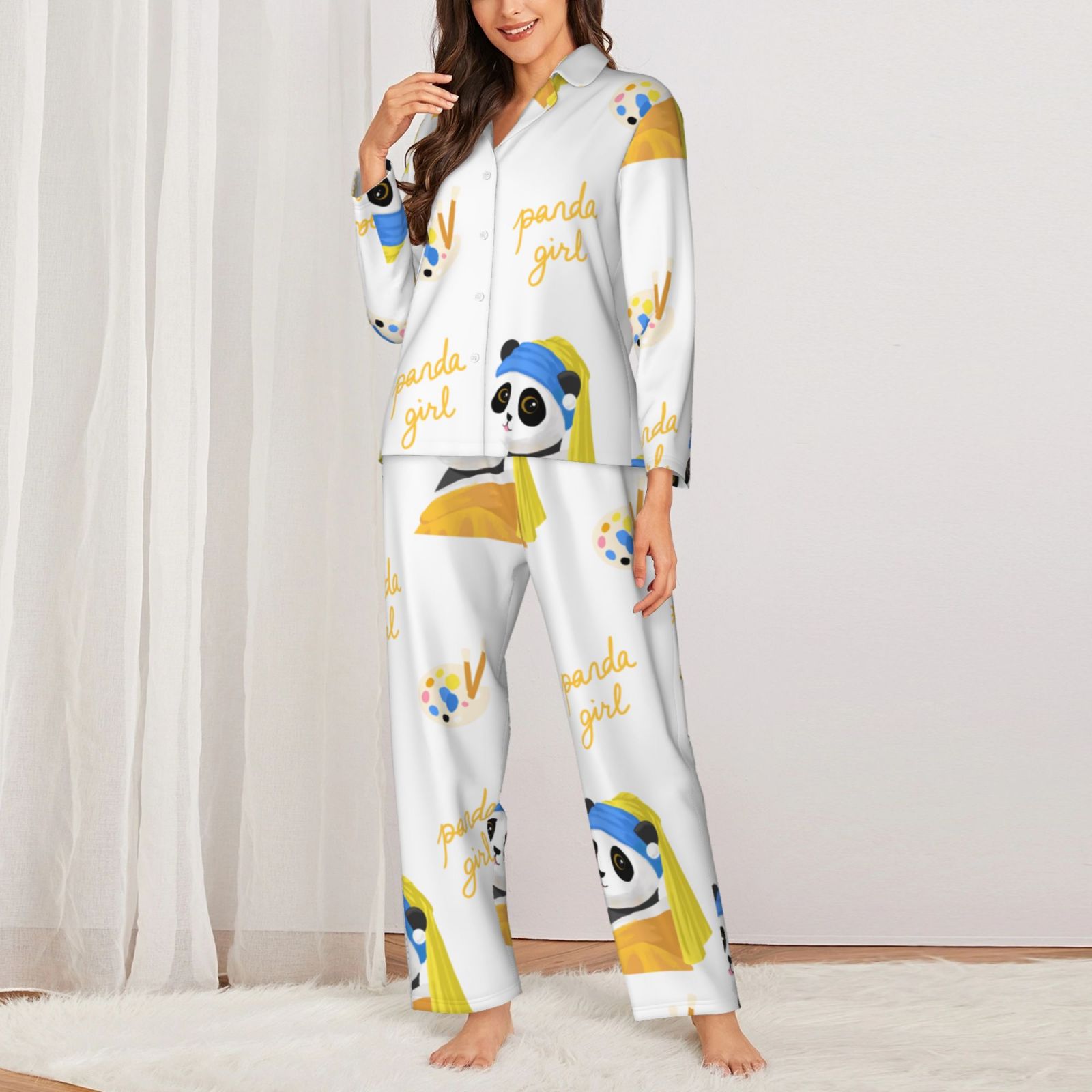 Women's Long-Sleeved Pajama Set