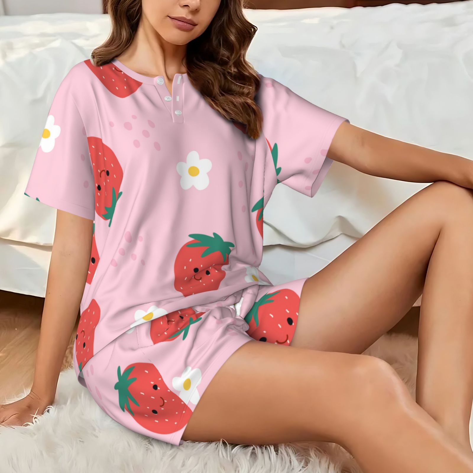 Women's Short-Sleeved Pajama