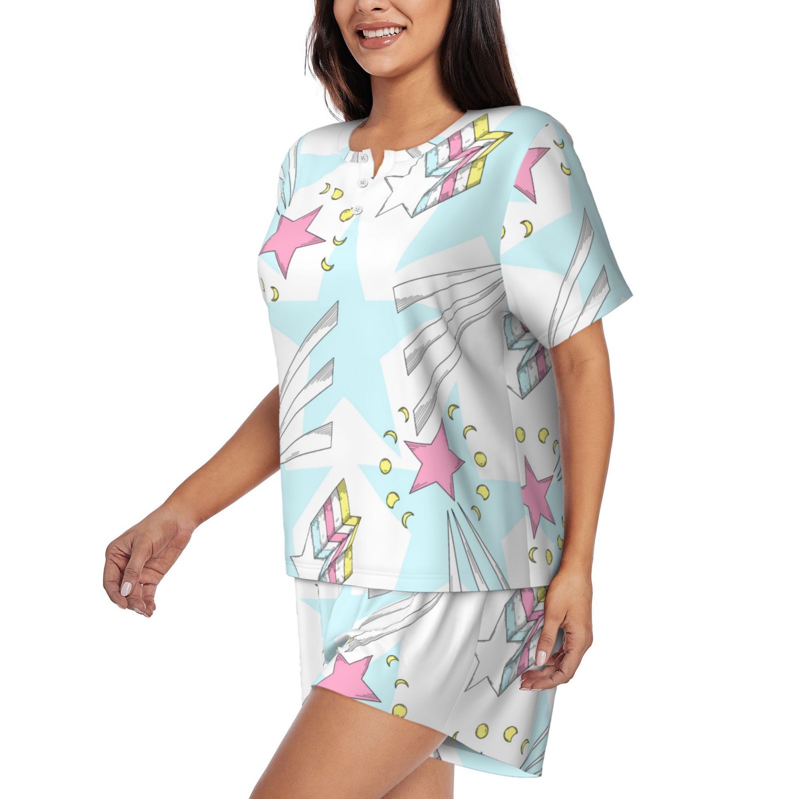 Women's Short-Sleeved Pajama