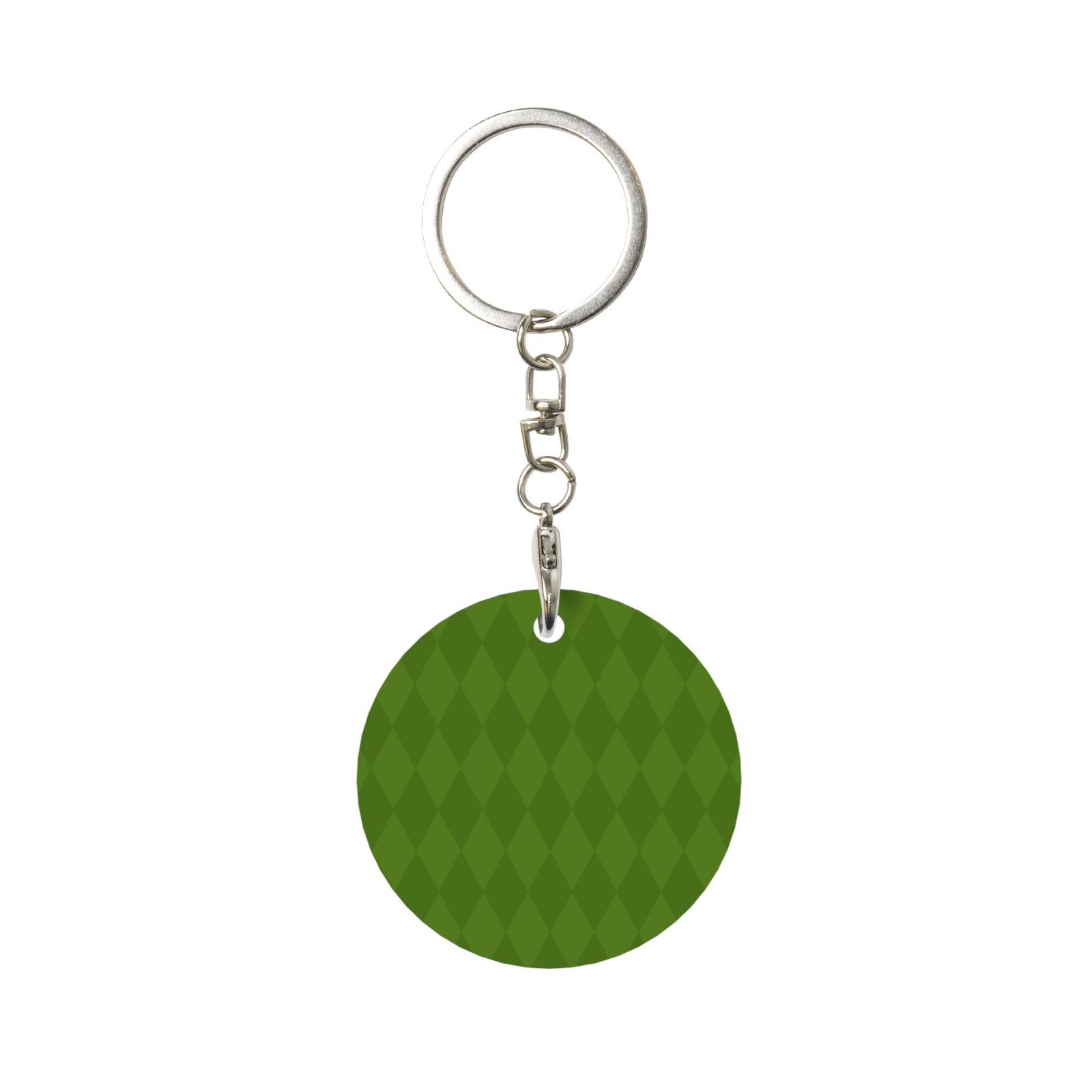 Round Metal Keychain