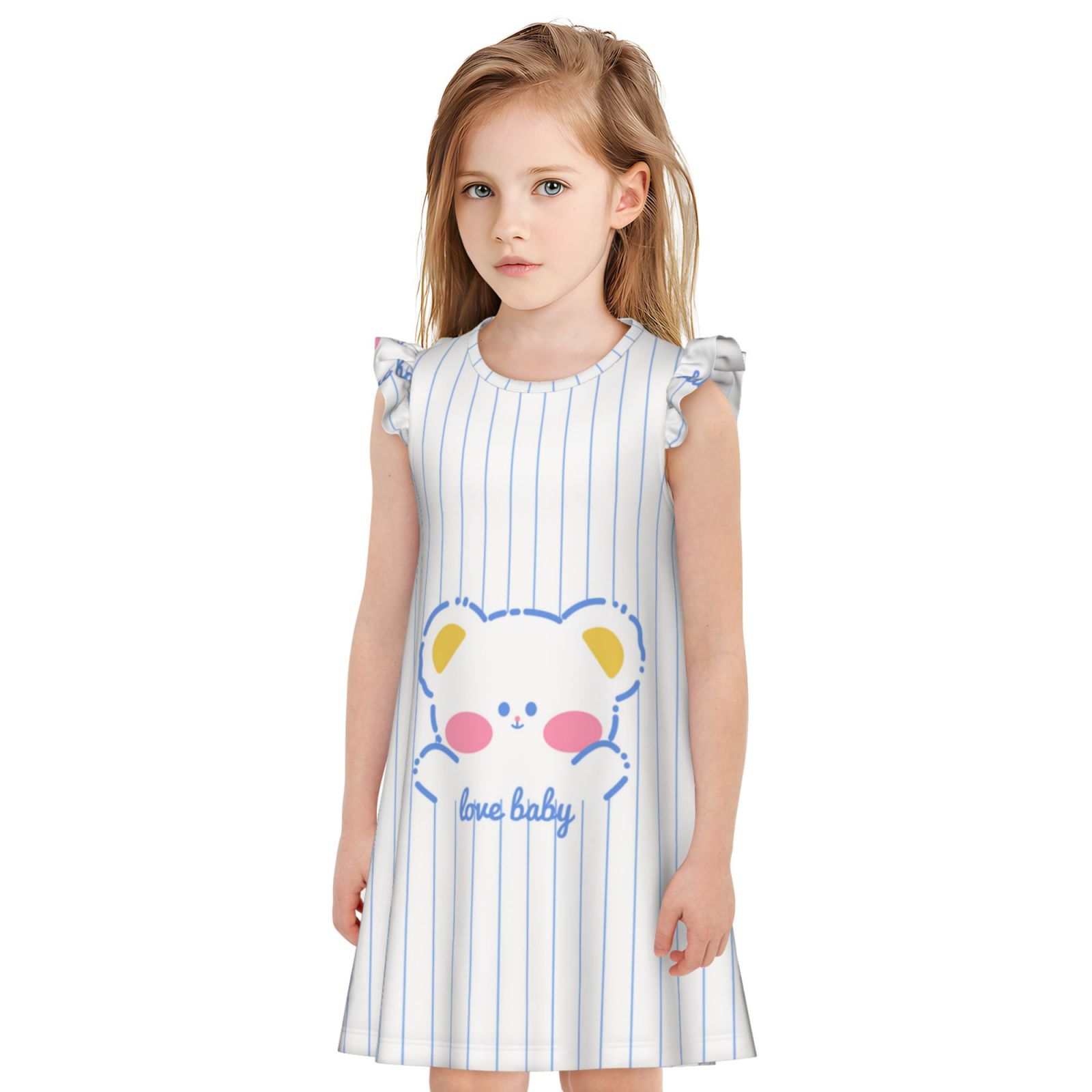 Girls Nightgowns Pajamas Dress