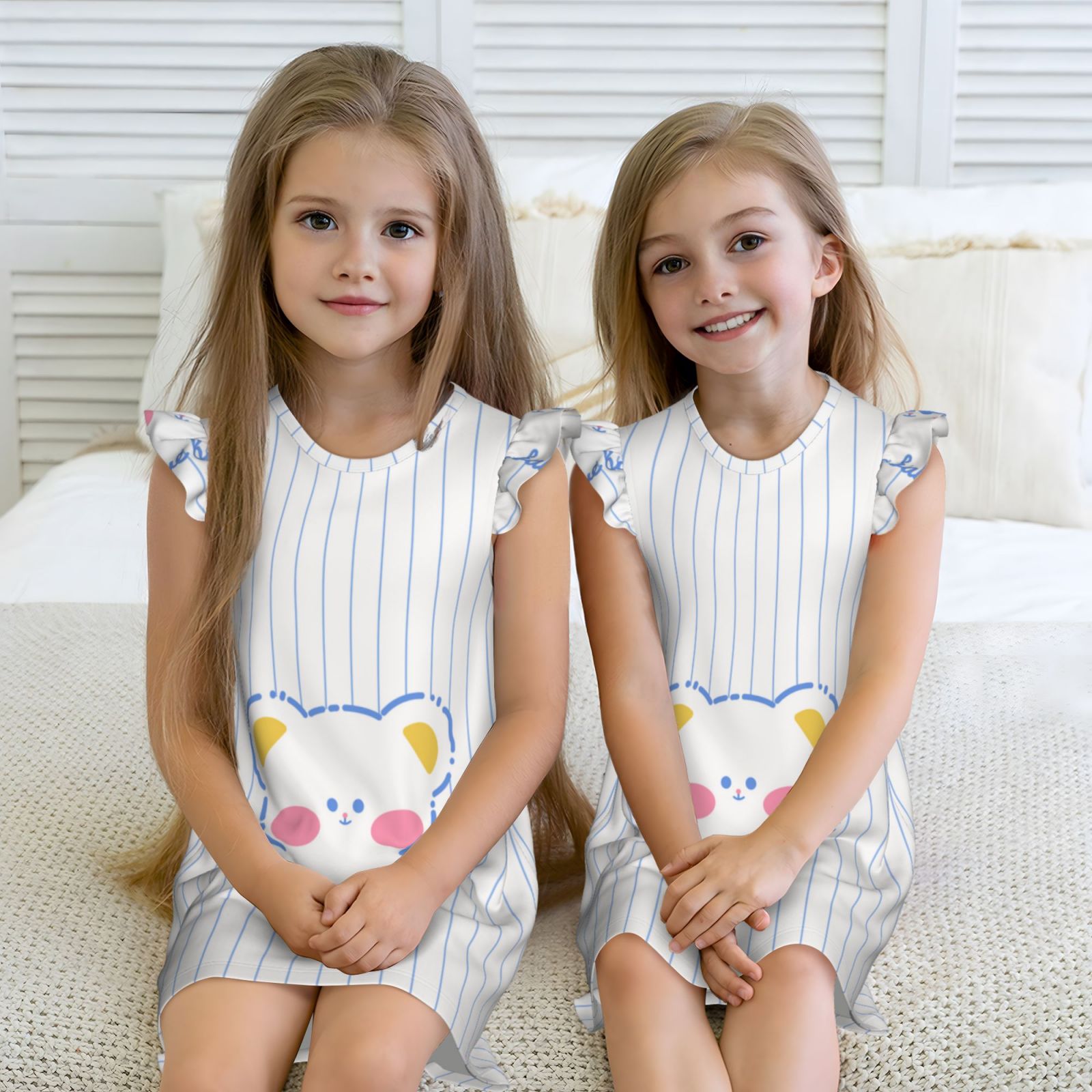 Girls Nightgowns Pajamas Dress