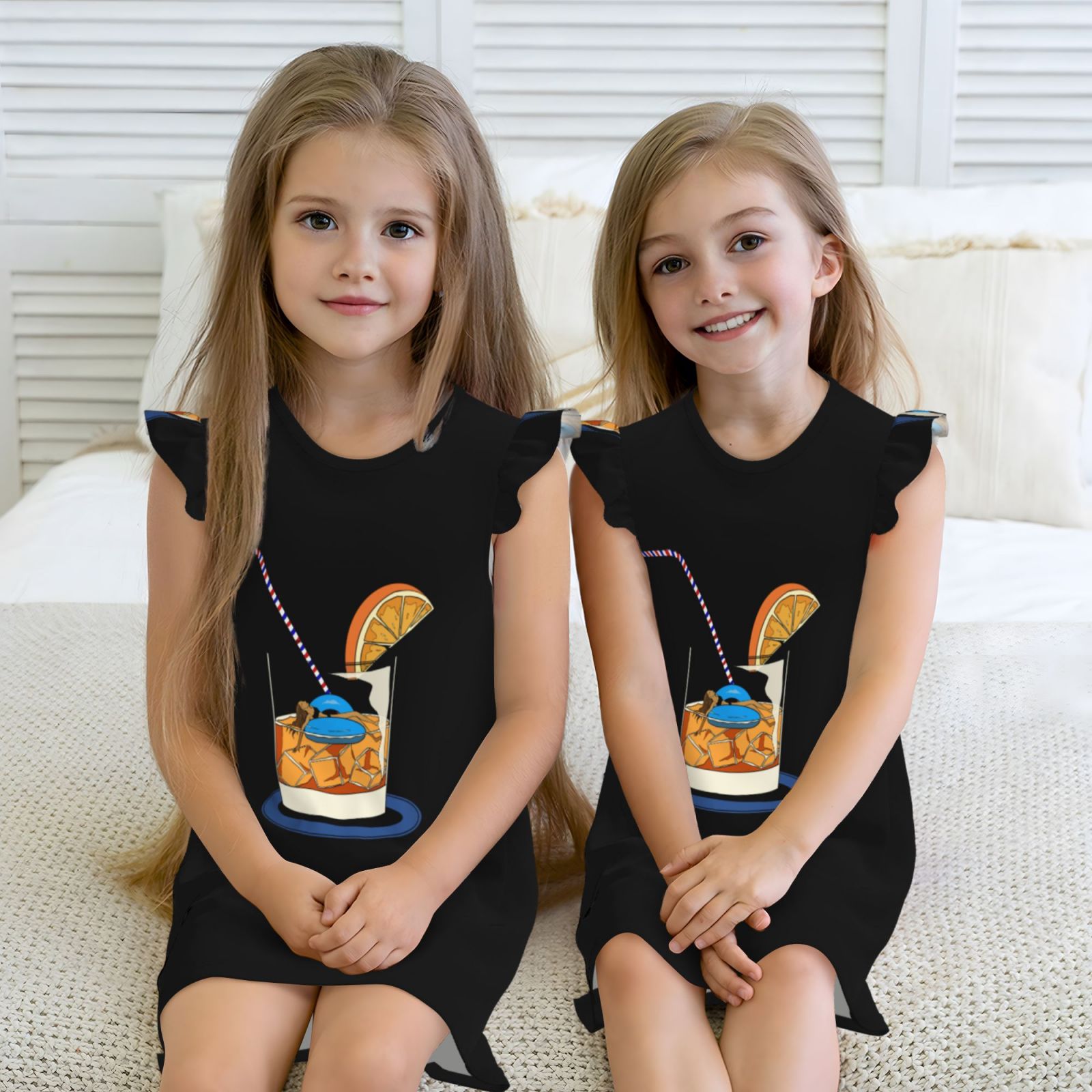Girls Nightgowns Pajamas Dress