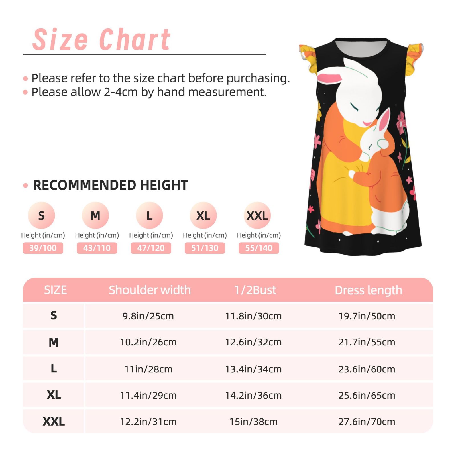 Girls Nightgowns Pajamas Dress