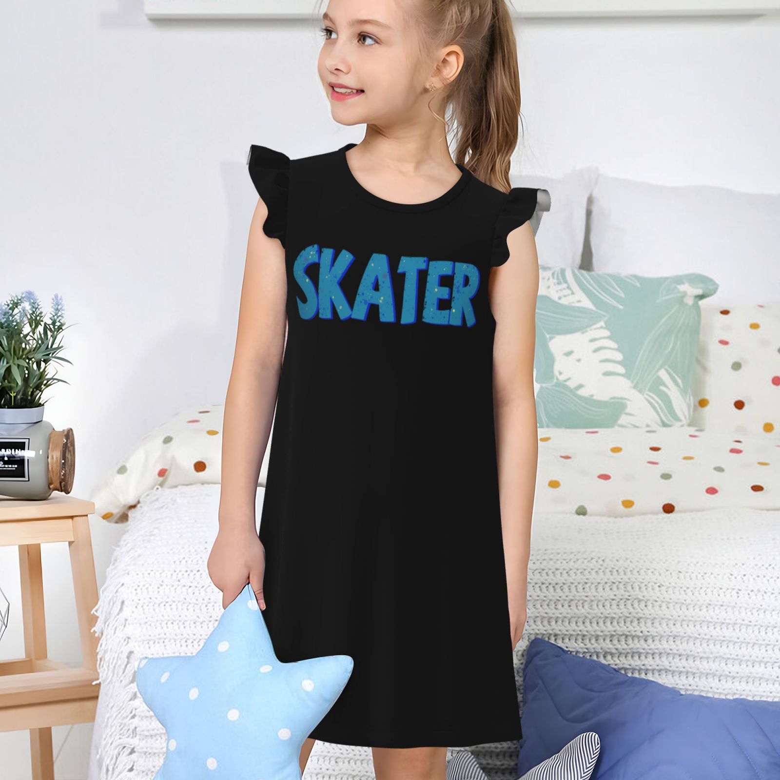Girls Nightgowns Pajamas Dress