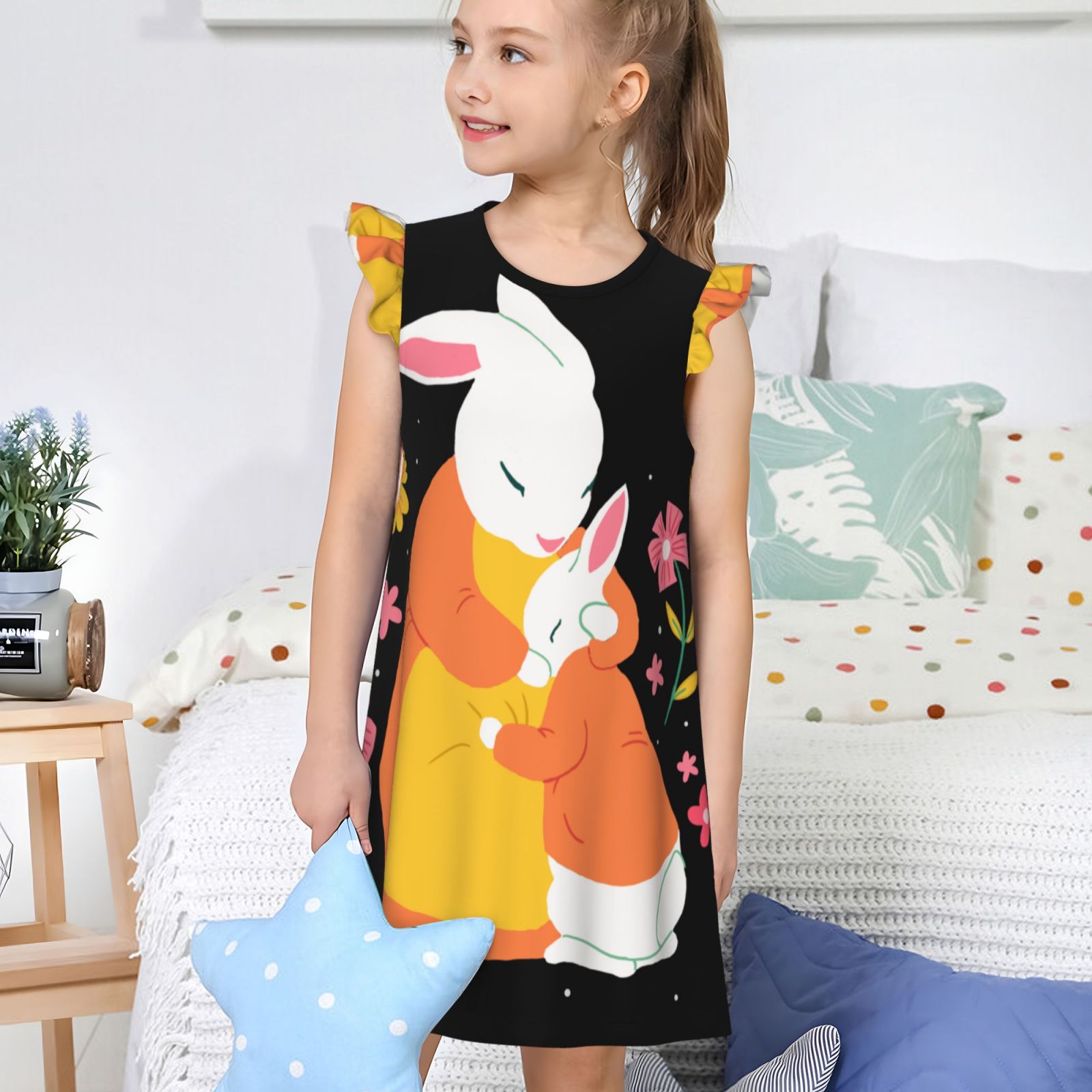Girls Nightgowns Pajamas Dress
