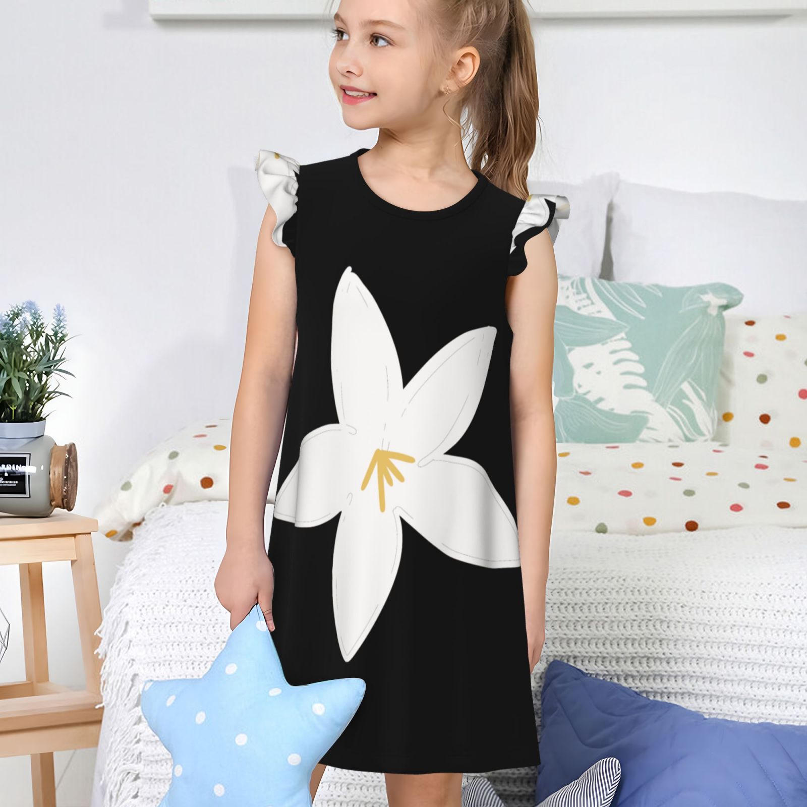 Girls Nightgowns Pajamas Dress
