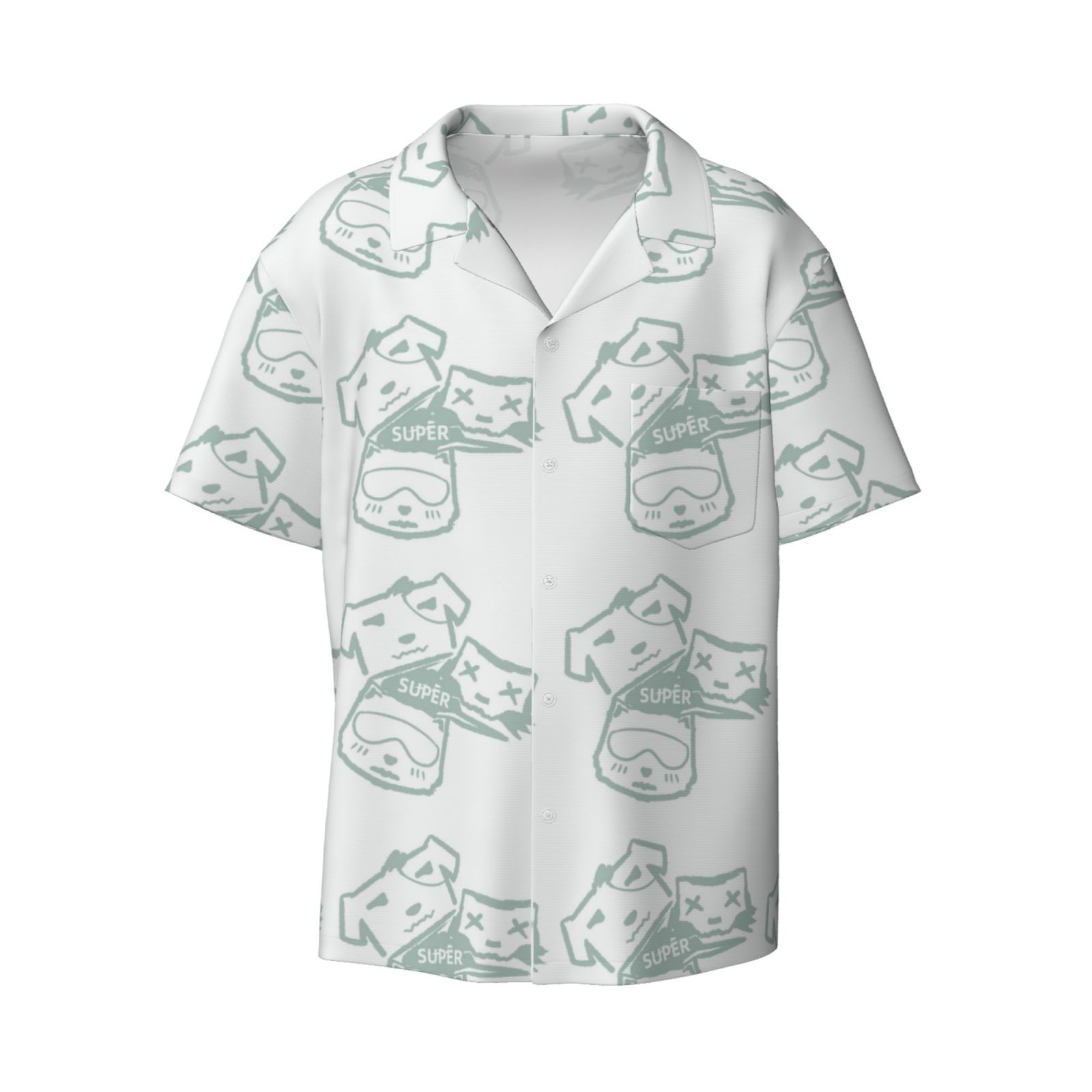 Men's Casual Short-sleeved Shirt