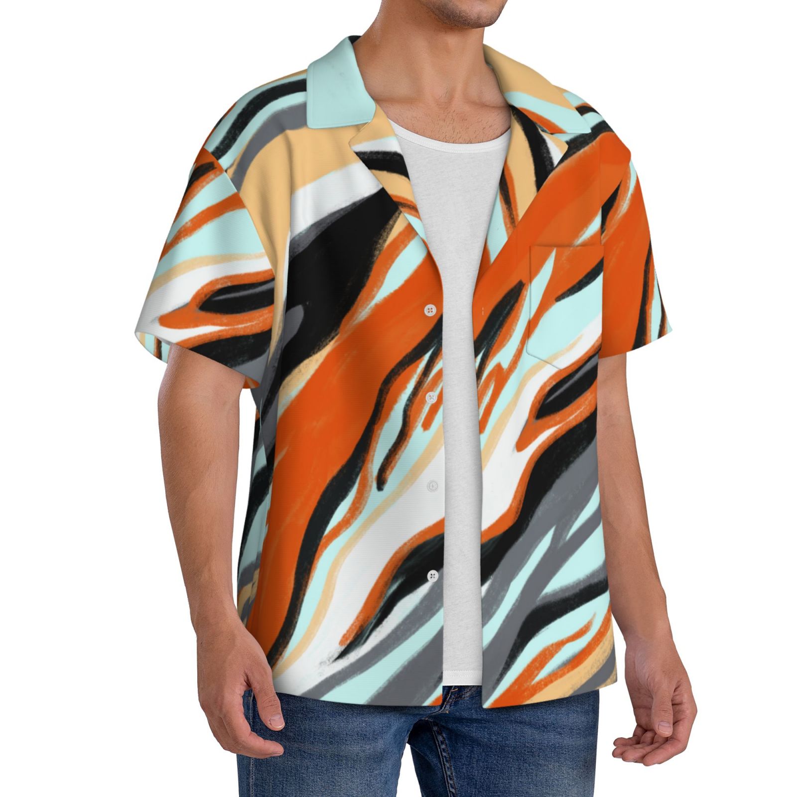 Men's Casual Short-sleeved Shirt