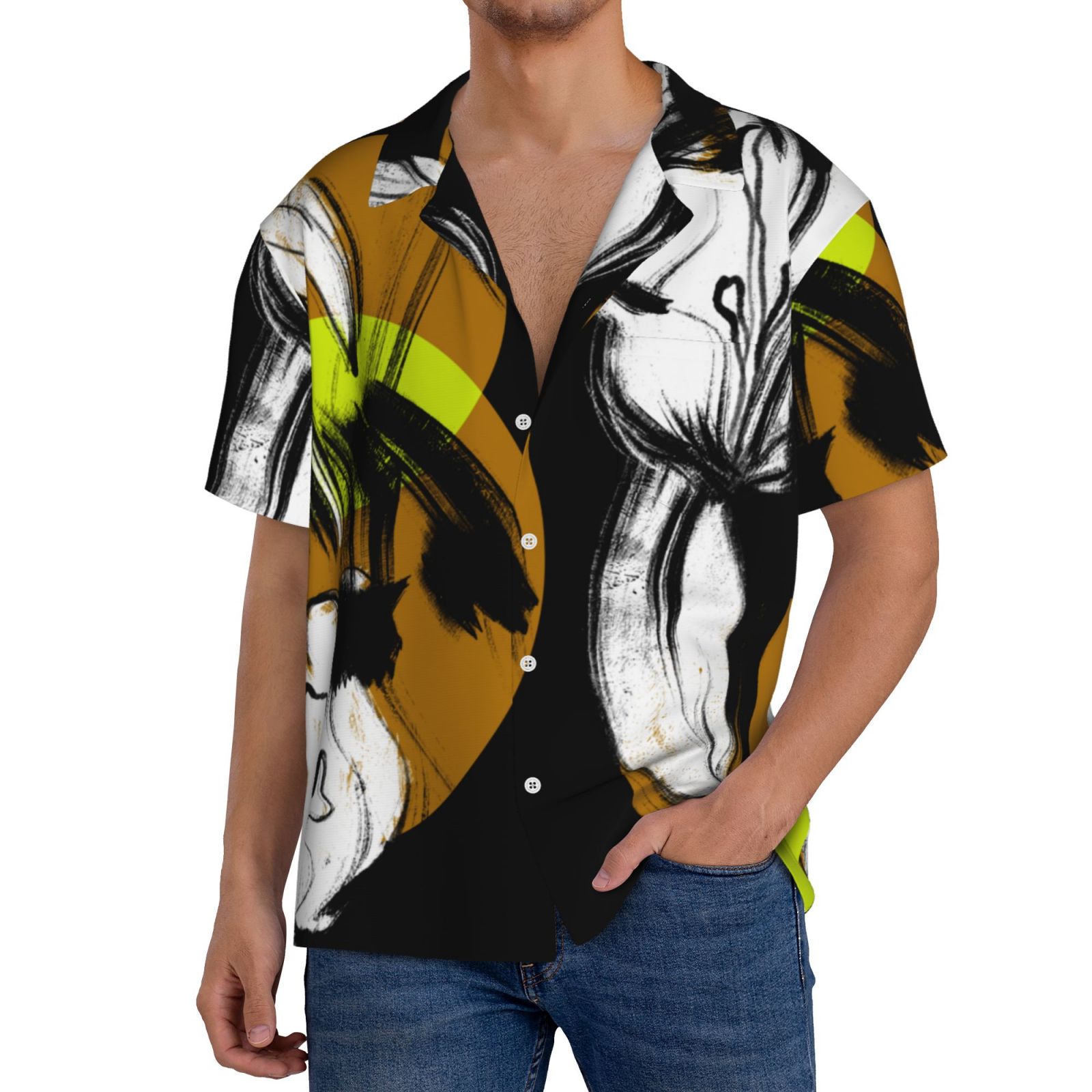 Men's Casual Short-sleeved Shirt