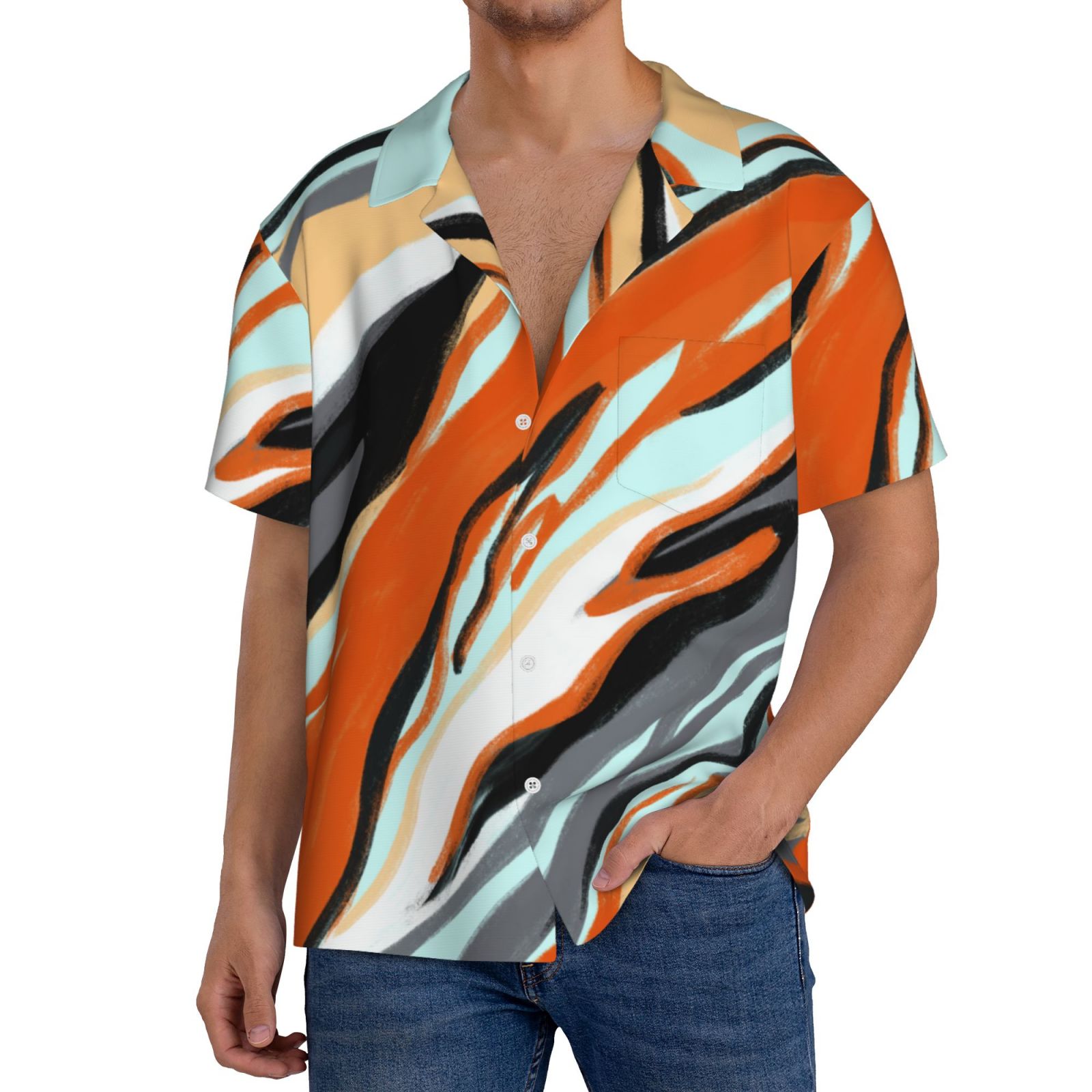 Men's Casual Short-sleeved Shirt