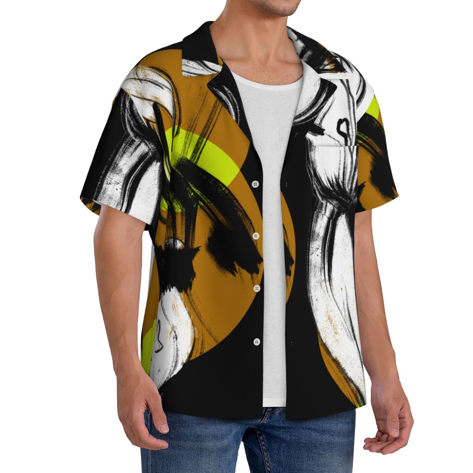 Men's Casual Short-sleeved Shirt