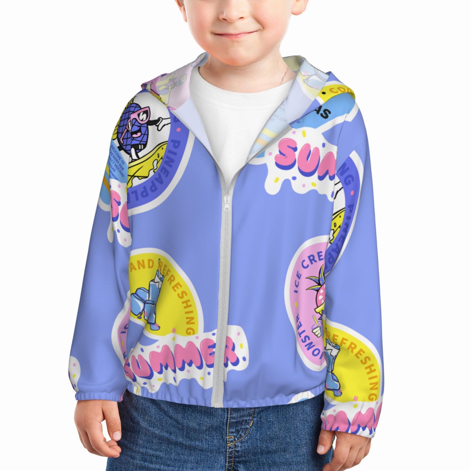 Kids Sun Protection Hoodie