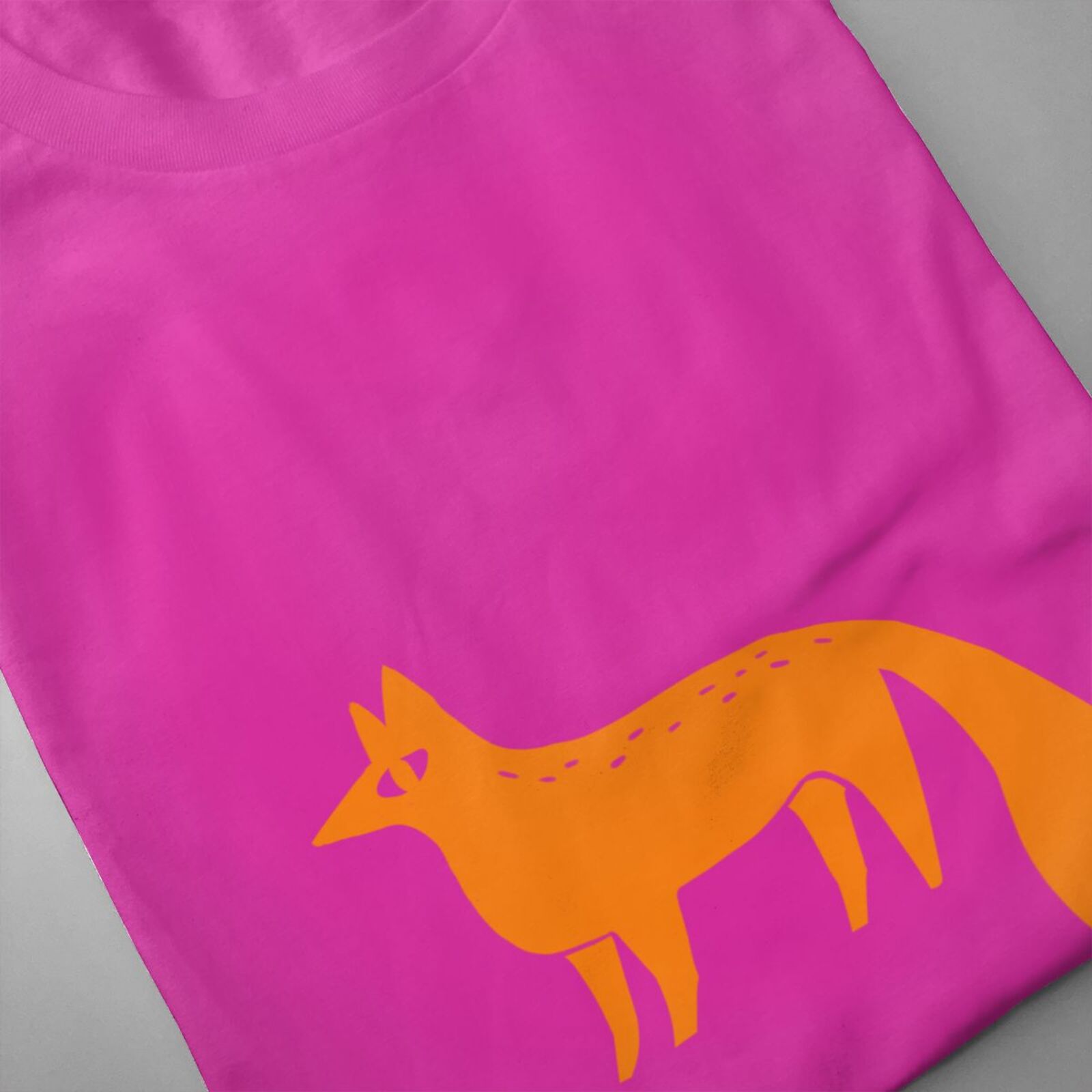 Men's Short Sleeve T-shirt Cute fox short-sleeve shirt