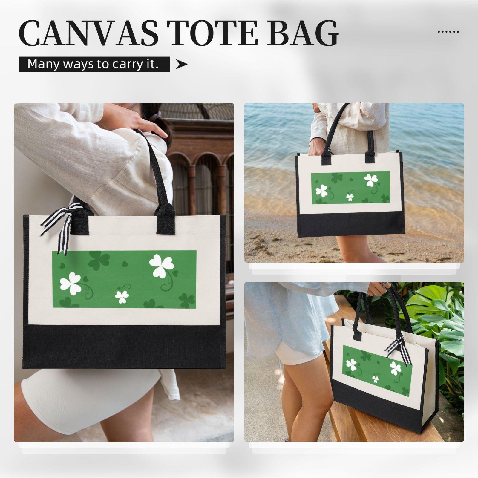 Canvas Gift Shopping Bag