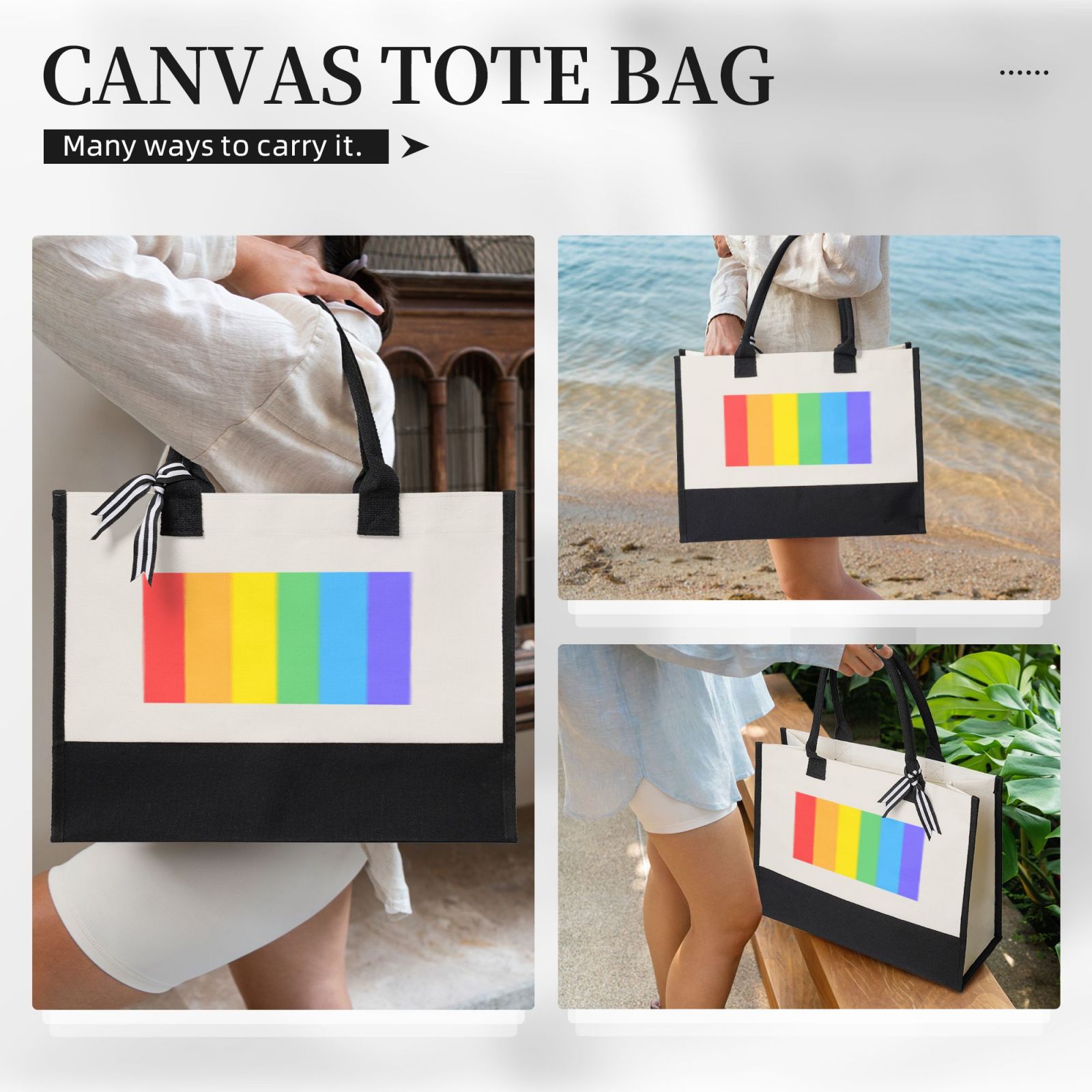 Canvas Gift Shopping Bag