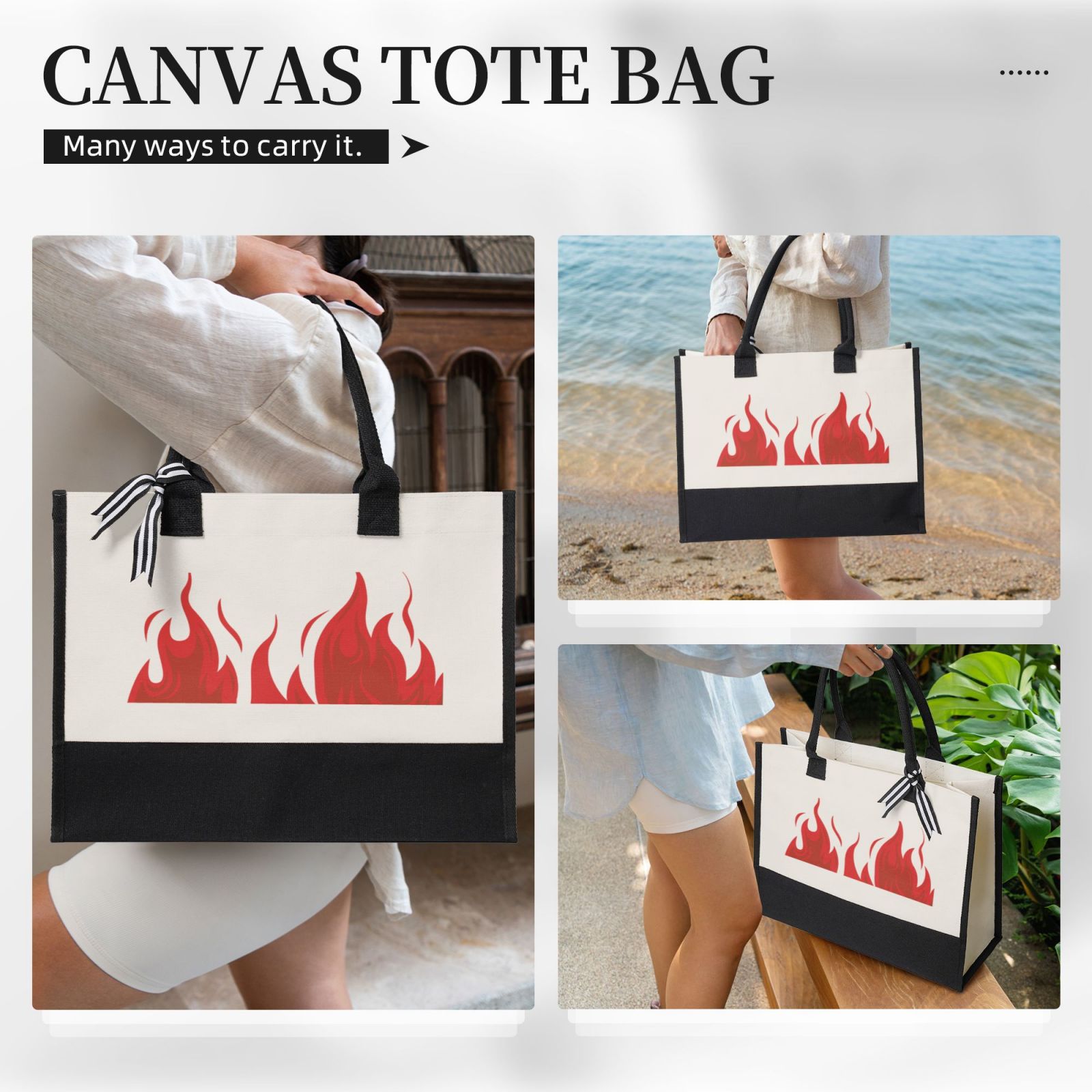 Canvas Gift Shopping Bag