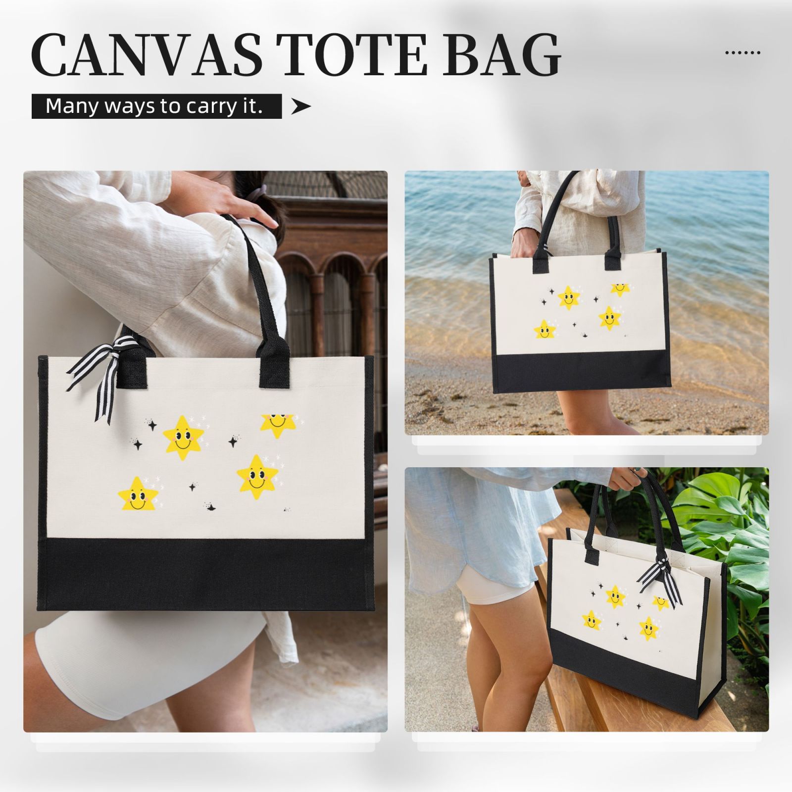 Canvas Gift Shopping Bag