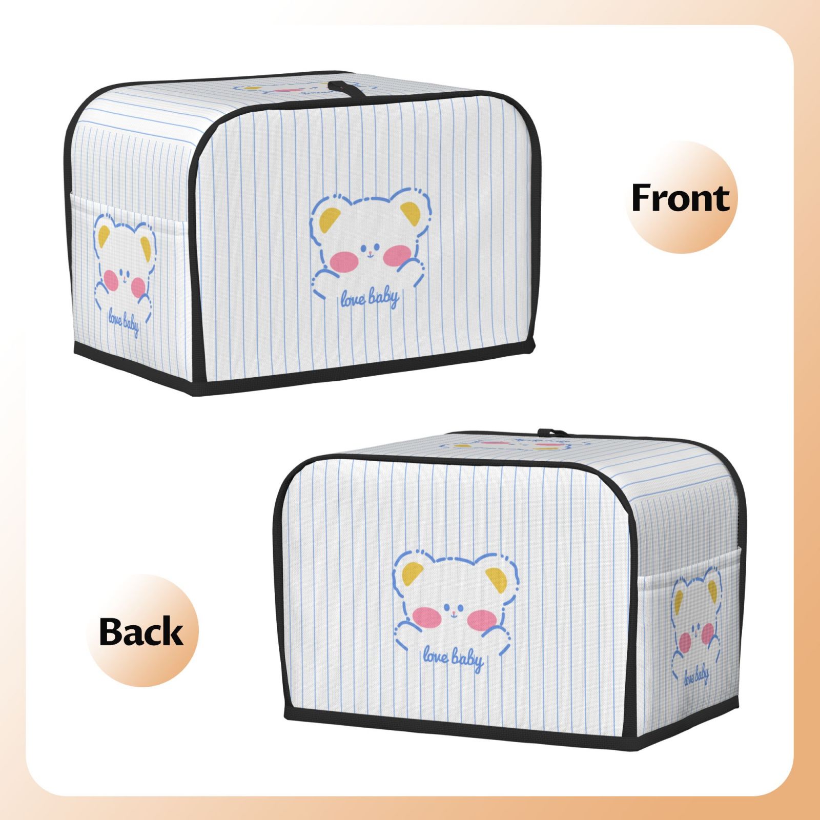 2 Slice Toaster Cover