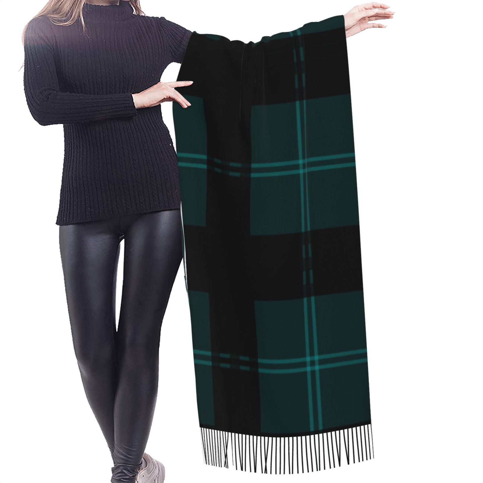 Cashmerette Fringed Scarf