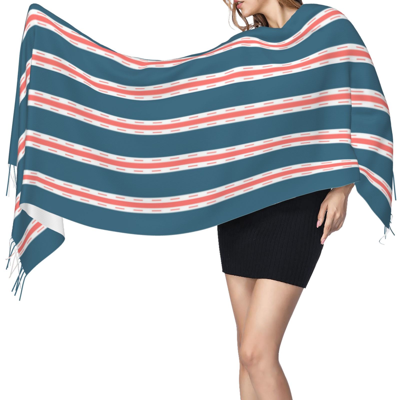 Cashmerette Fringed Scarf