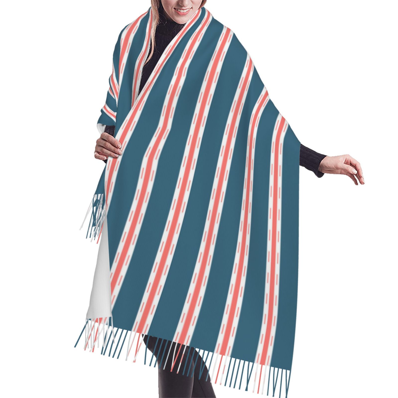 Cashmerette Fringed Scarf