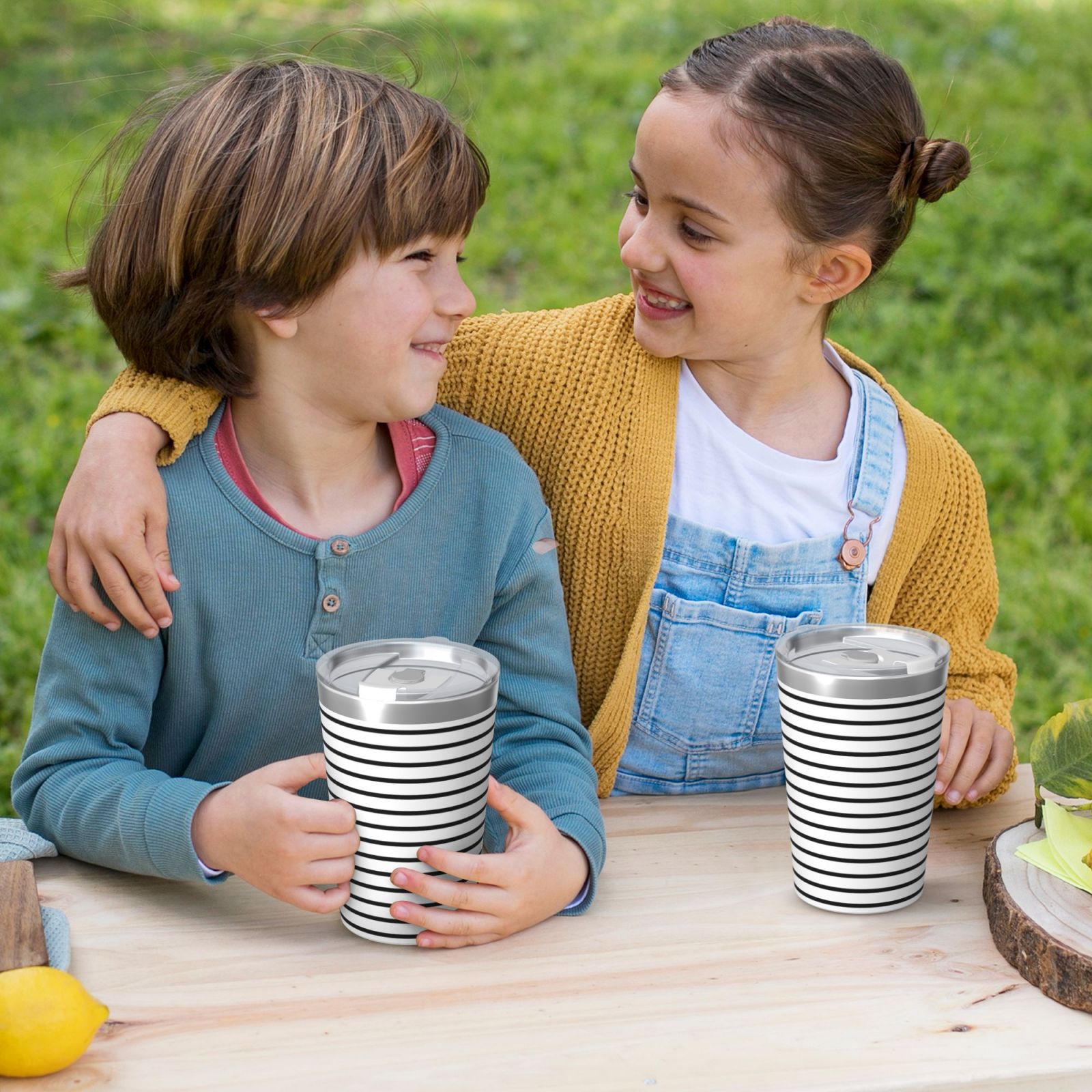 12OZ Thermos With Conical Straw