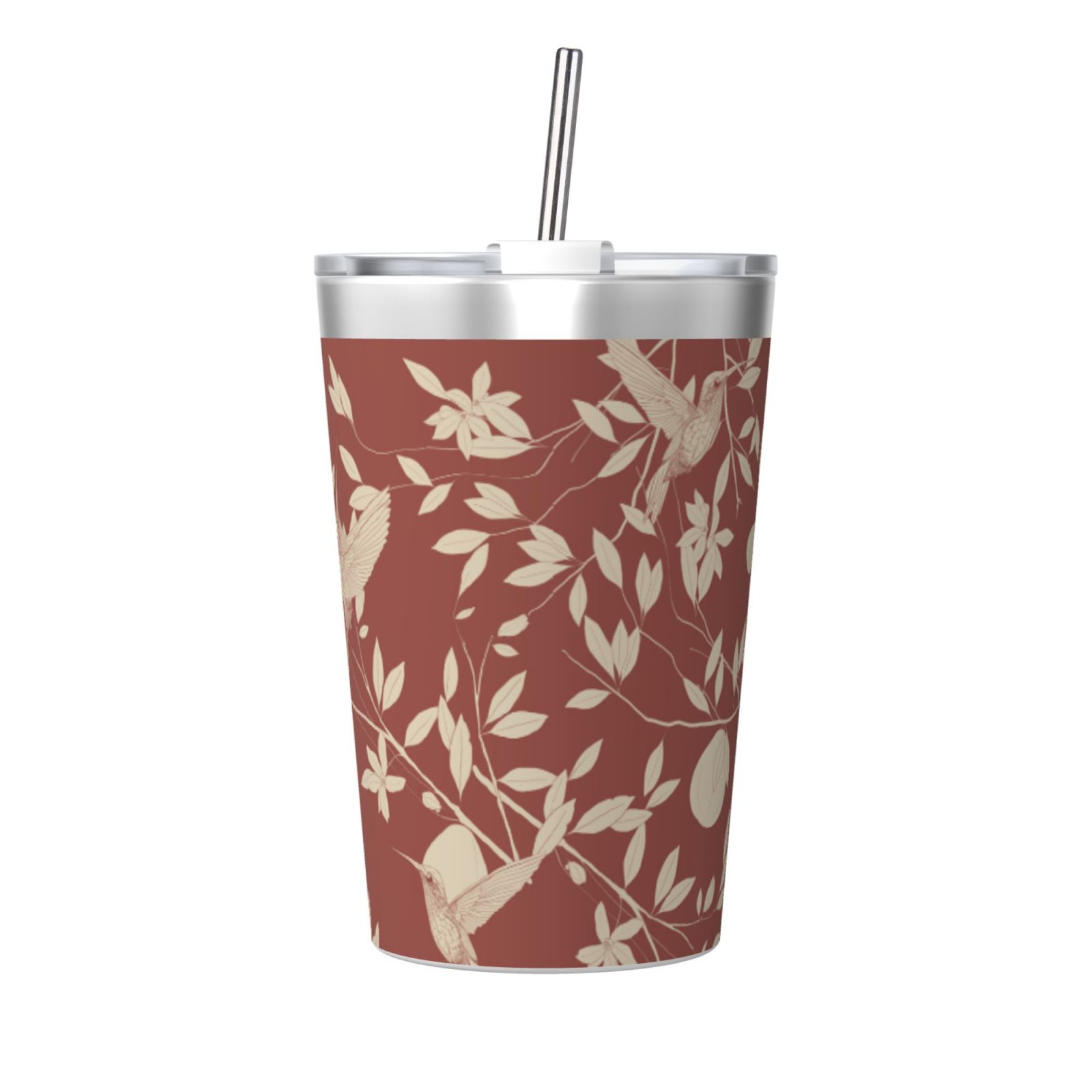 12OZ Thermos With Conical Straw