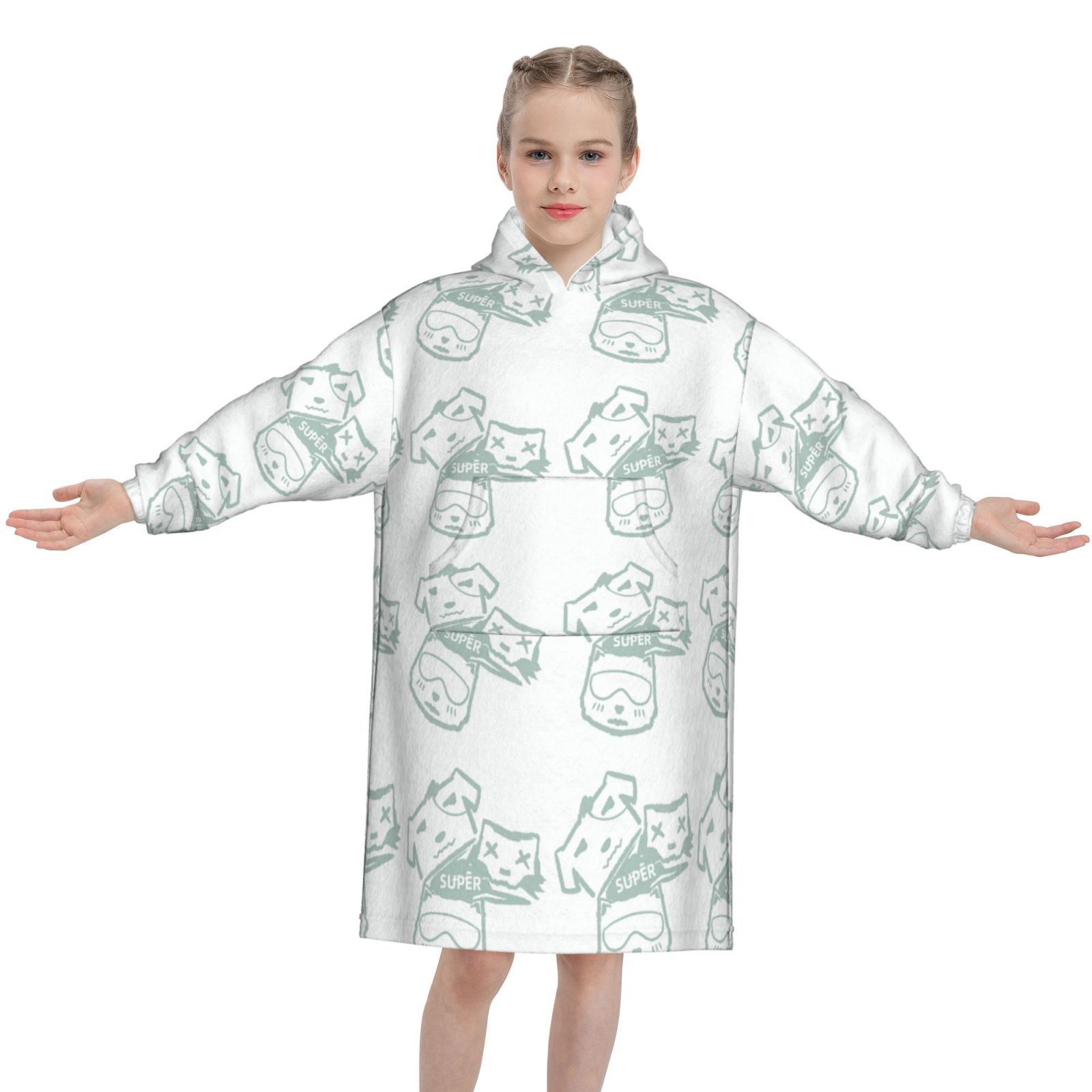 Kids Blanket Hoodie