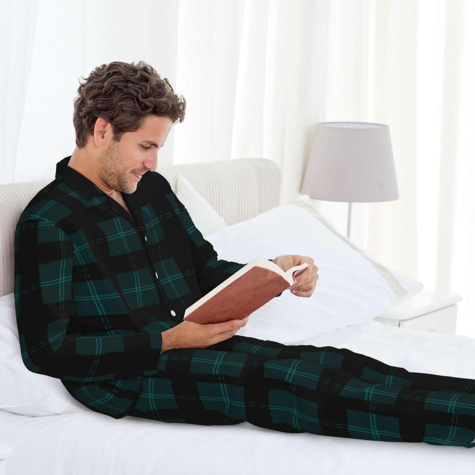 Men's Long-Sleeved Pajama Set