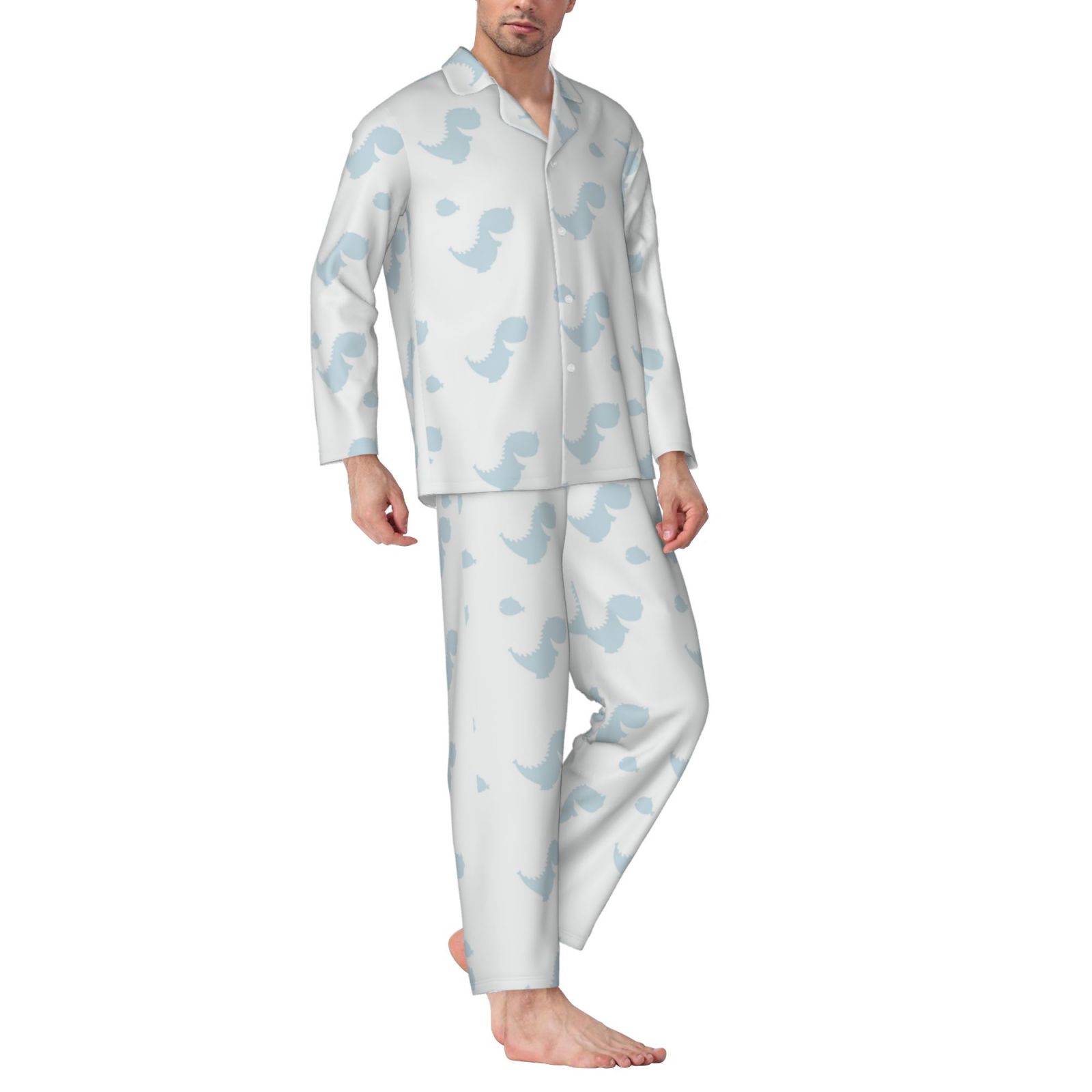 Men's Long-Sleeved Pajama Set