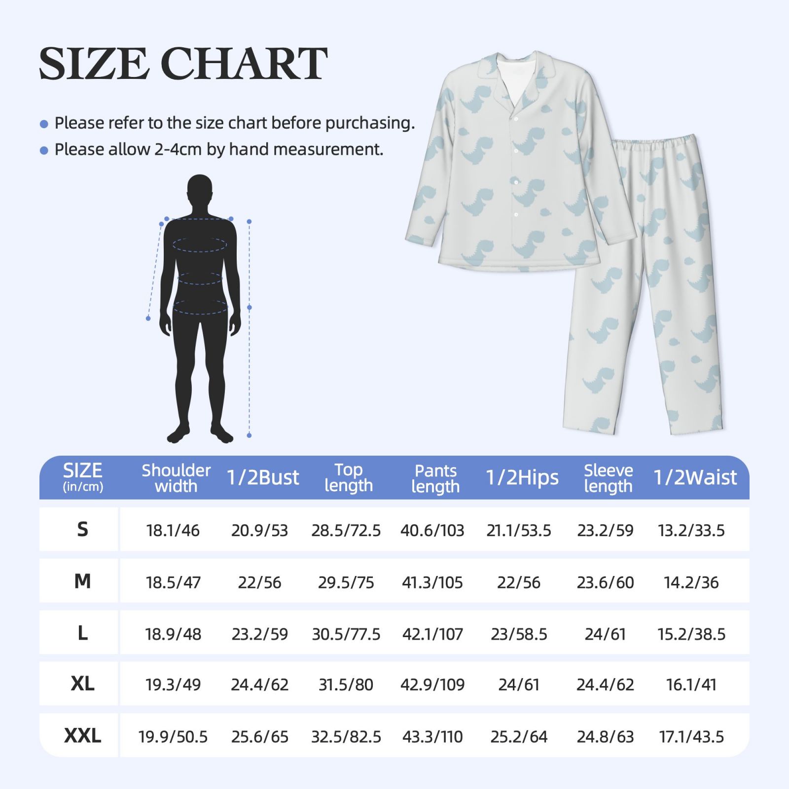 Men's Long-Sleeved Pajama Set