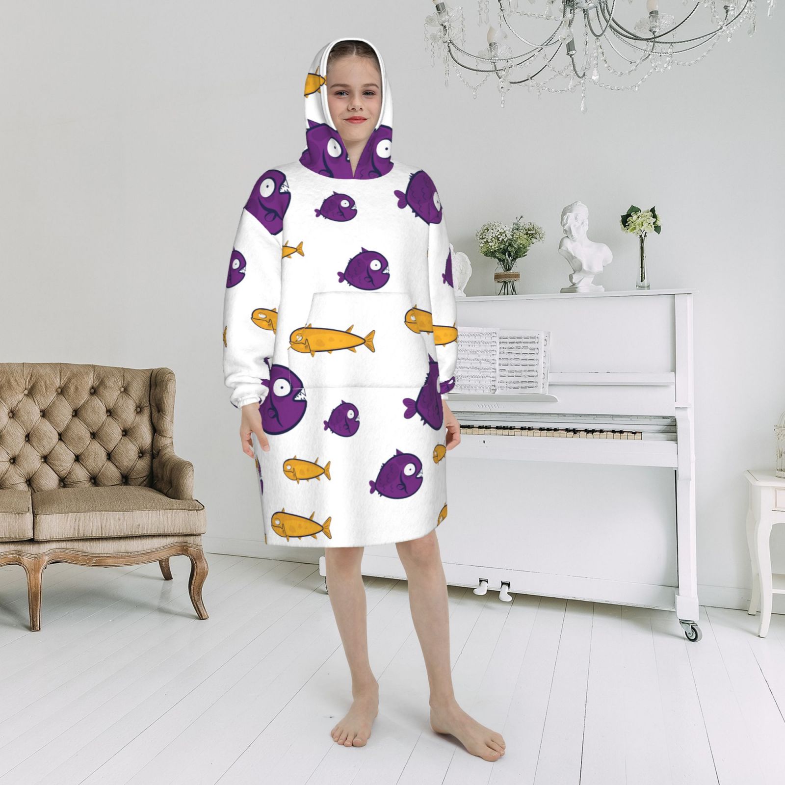 Kids Blanket Hoodie