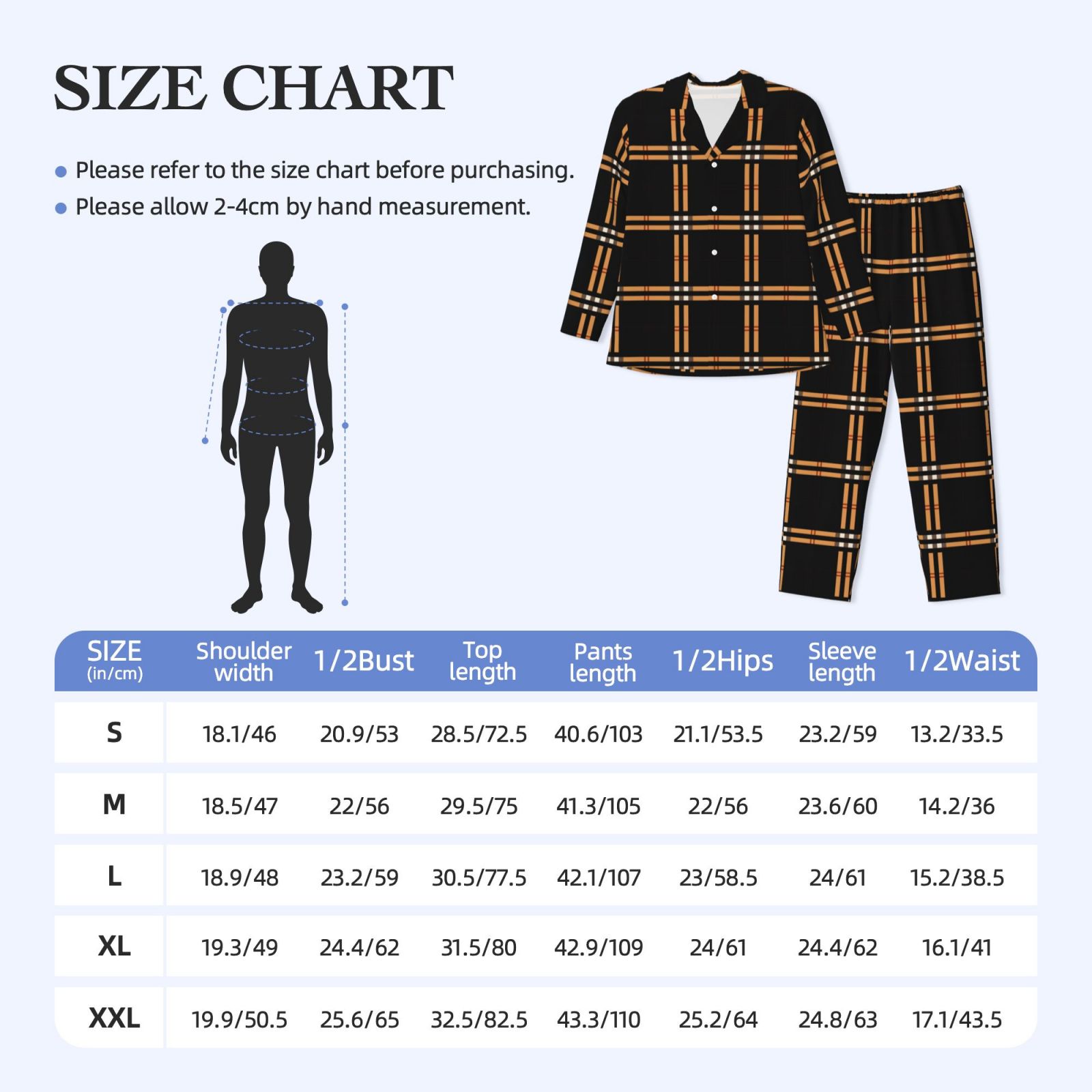 Men's Long-Sleeved Pajama Set