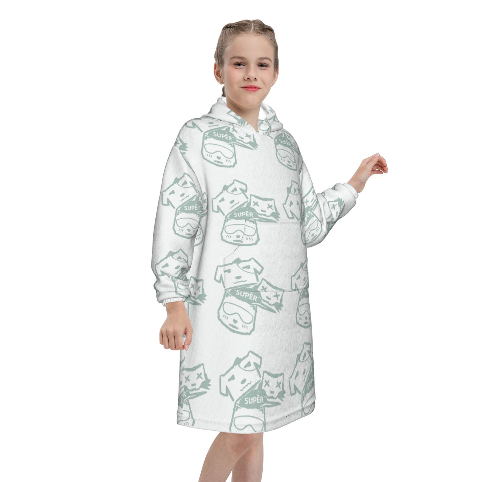 Kids Blanket Hoodie