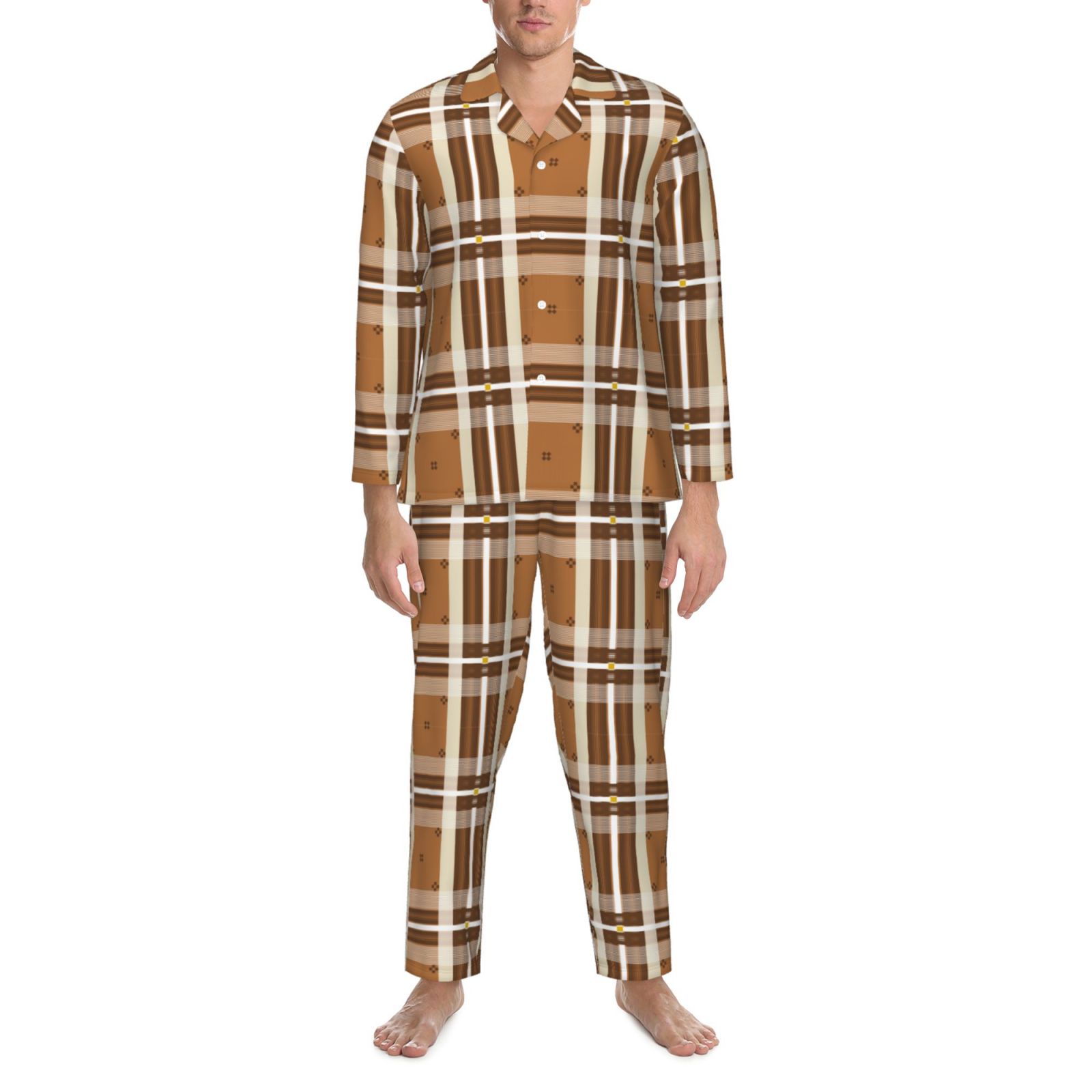 Men's Long-Sleeved Pajama Set