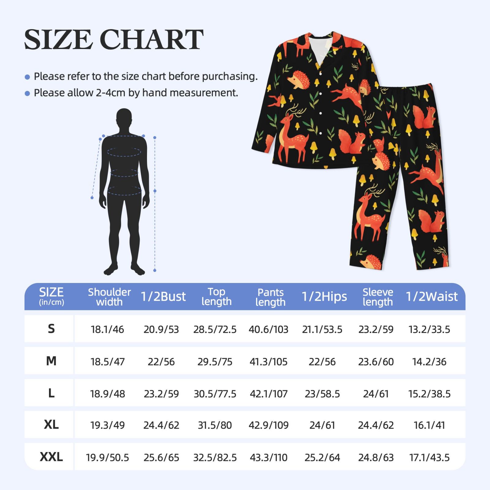 Men's Long-Sleeved Pajama Set