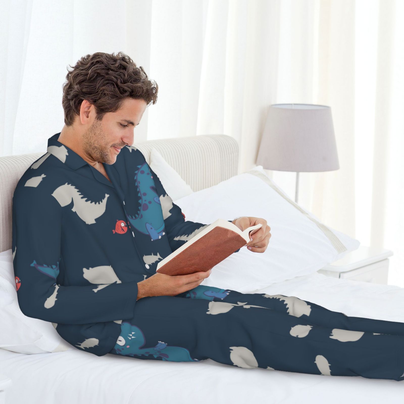 Men's Long-Sleeved Pajama Set