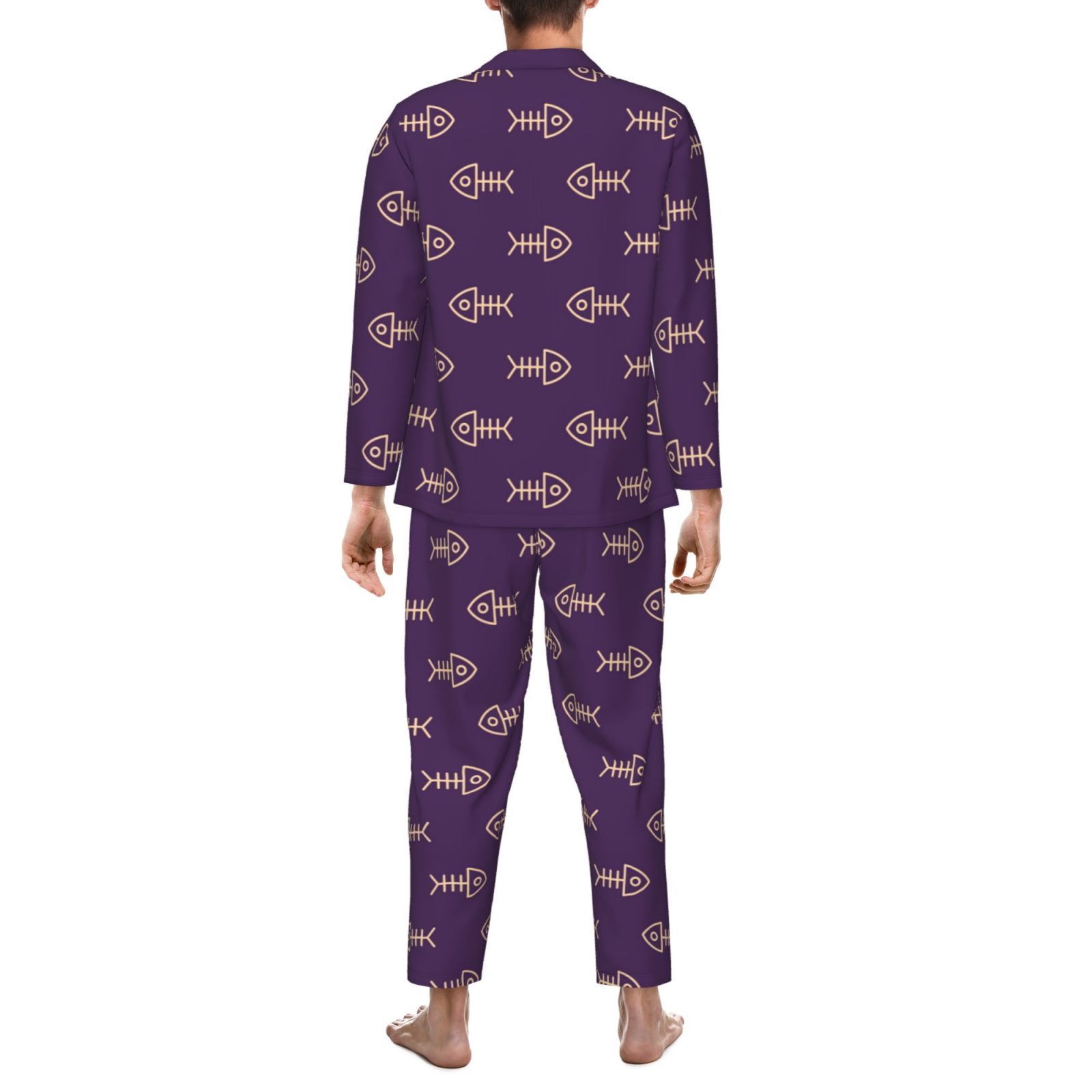 Men's Long-Sleeved Pajama Set