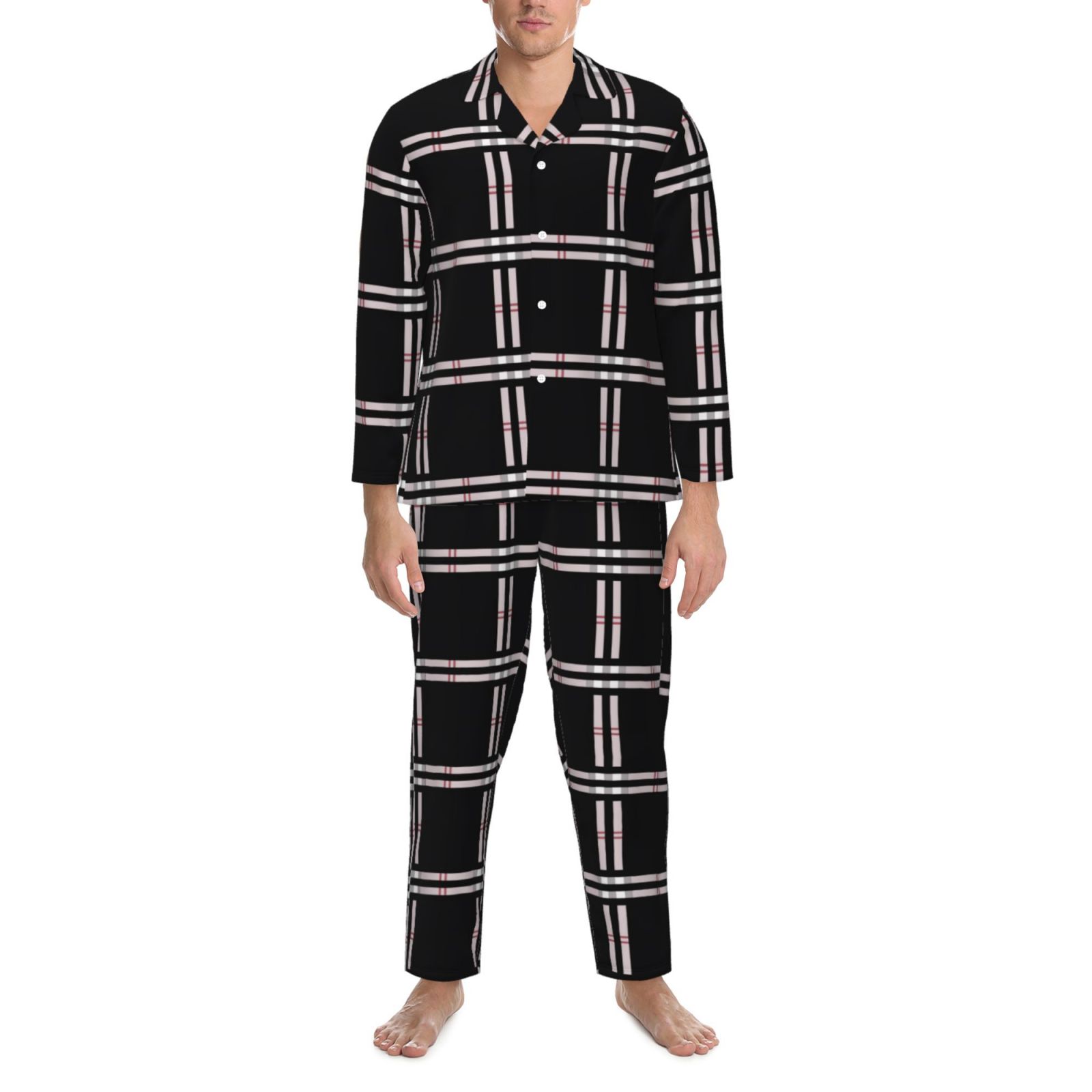 Men's Long-Sleeved Pajama Set