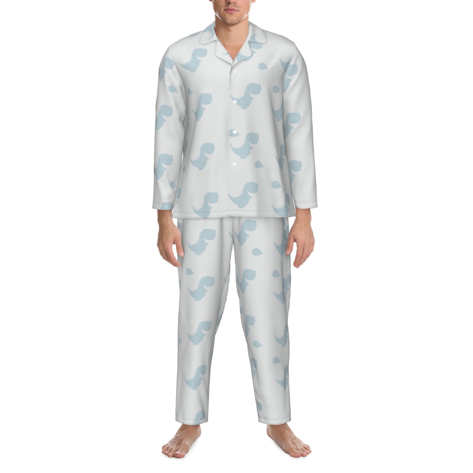 Men's Long-Sleeved Pajama Set