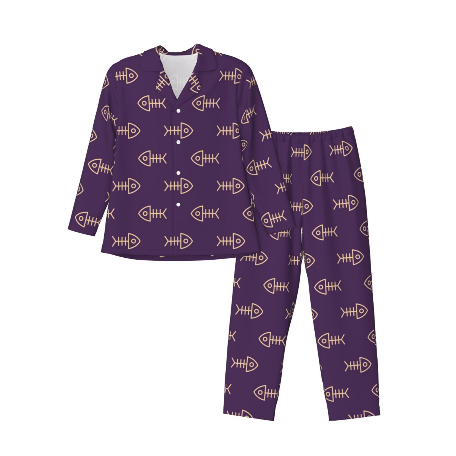 Men's Long-Sleeved Pajama Set