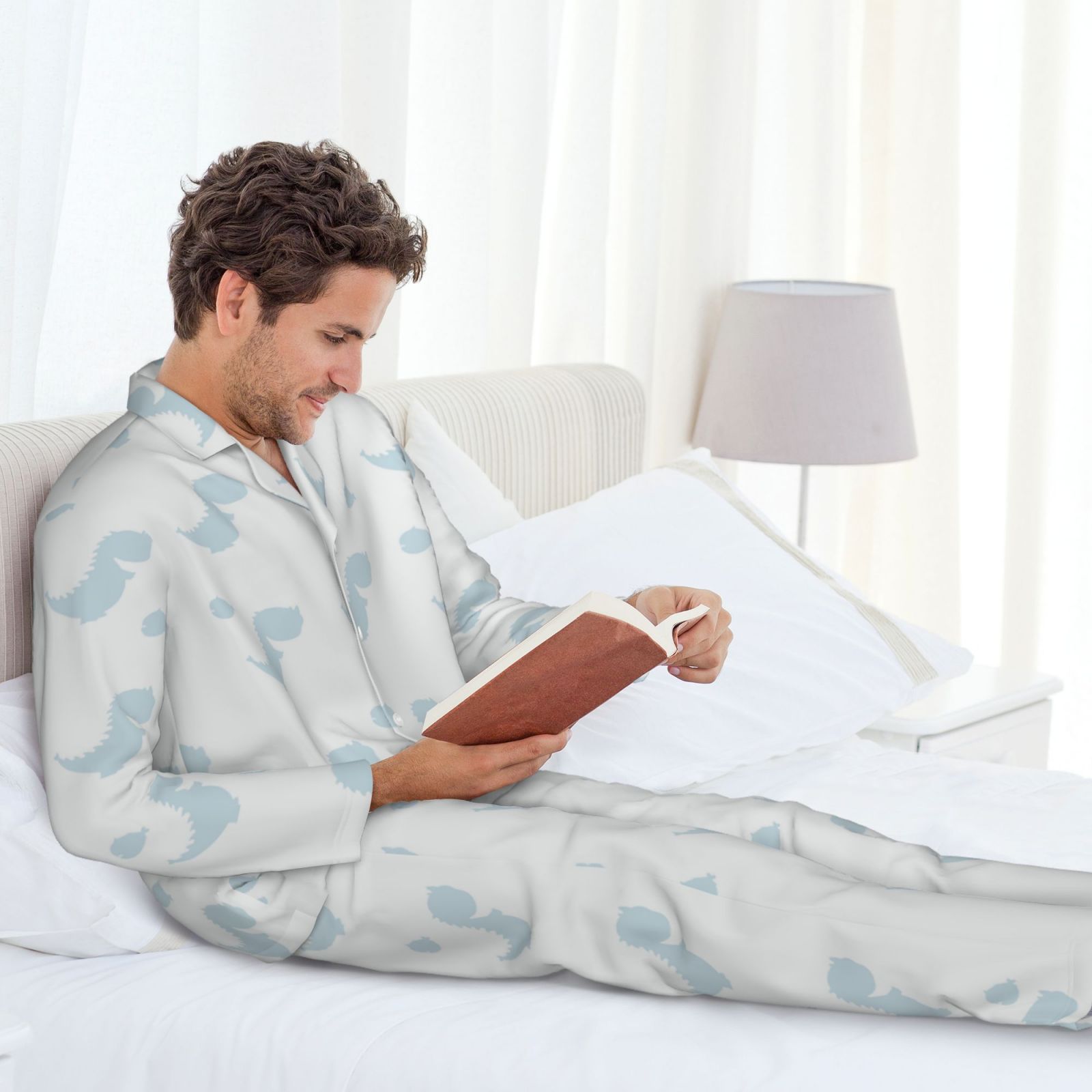 Men's Long-Sleeved Pajama Set