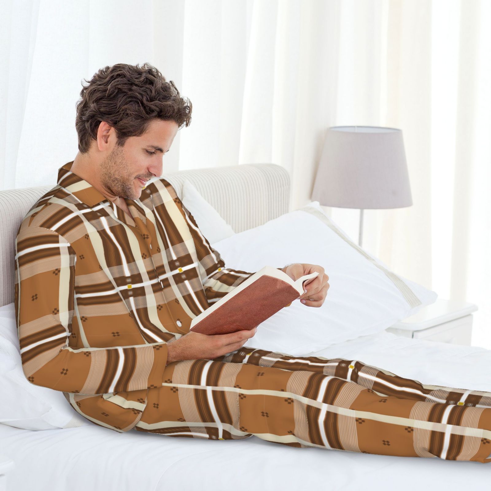 Men's Long-Sleeved Pajama Set