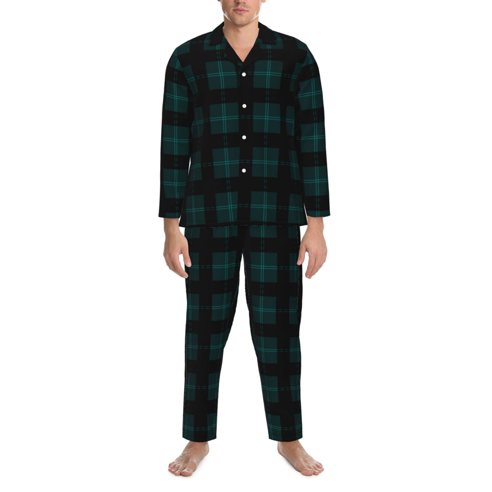 Men's Long-Sleeved Pajama Set