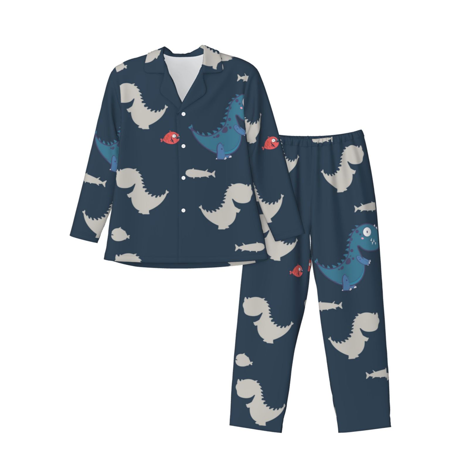 Men's Long-Sleeved Pajama Set