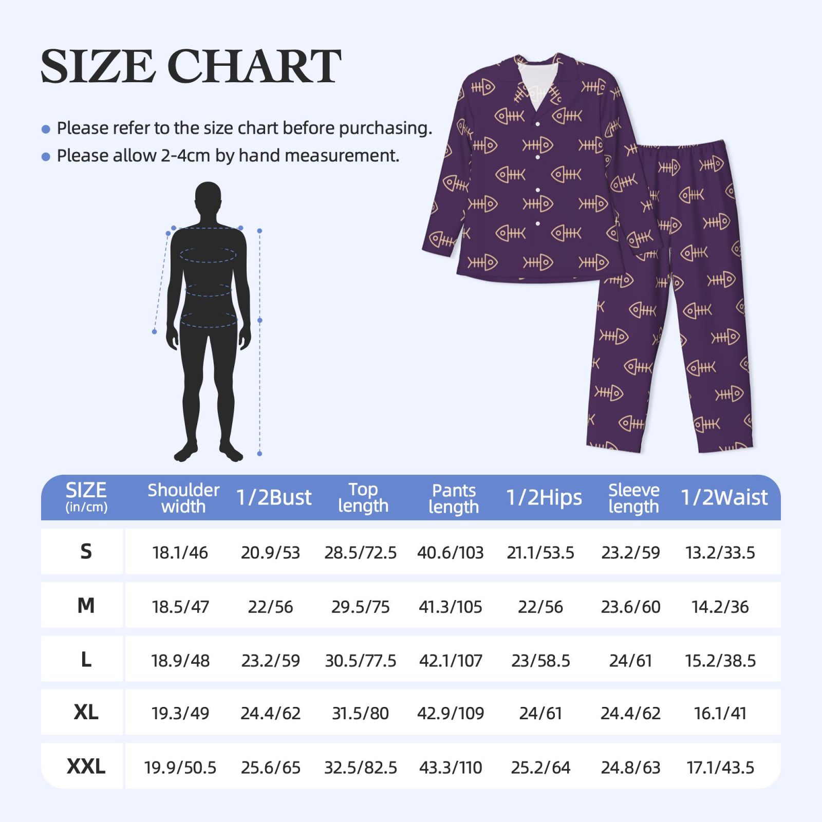 Men's Long-Sleeved Pajama Set