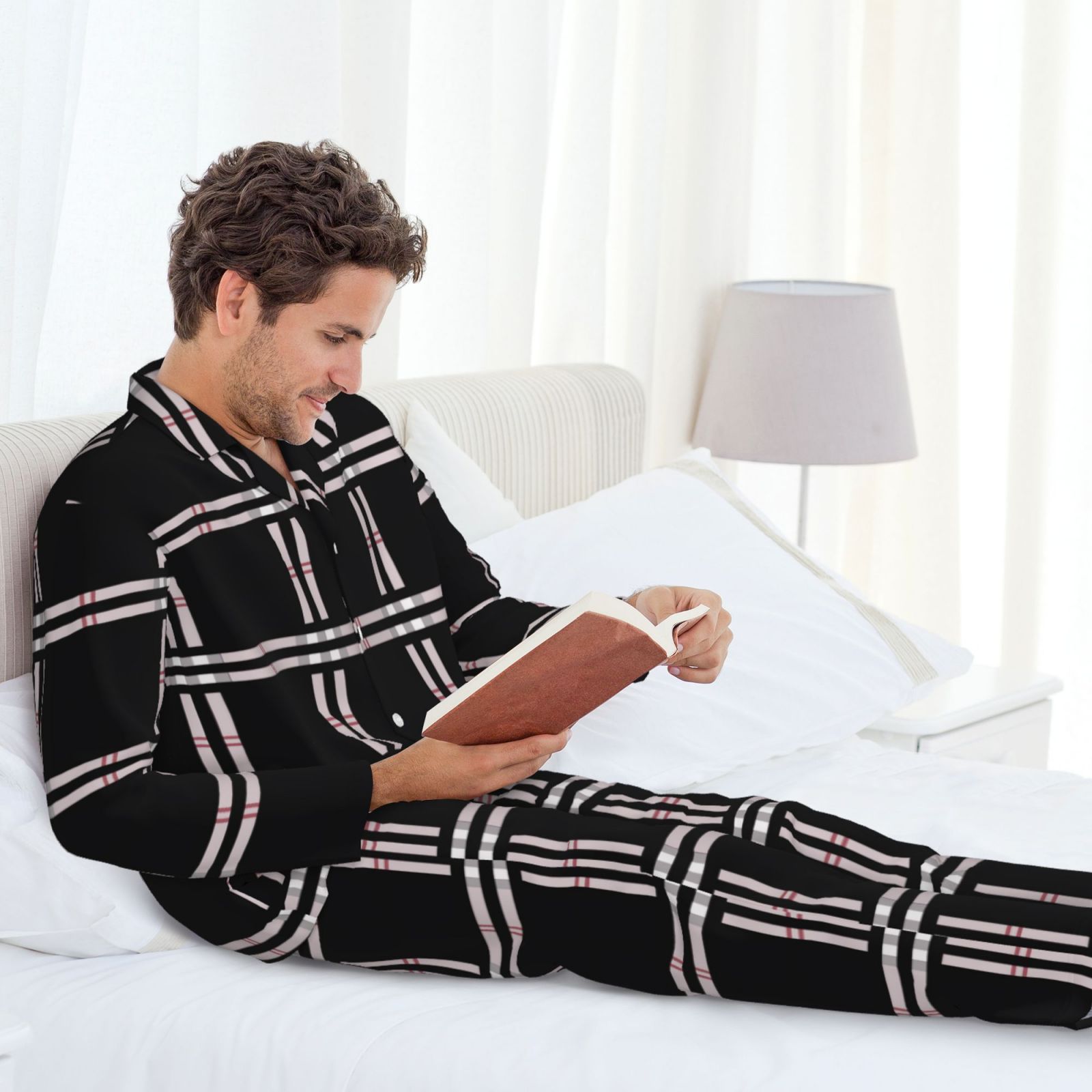 Men's Long-Sleeved Pajama Set