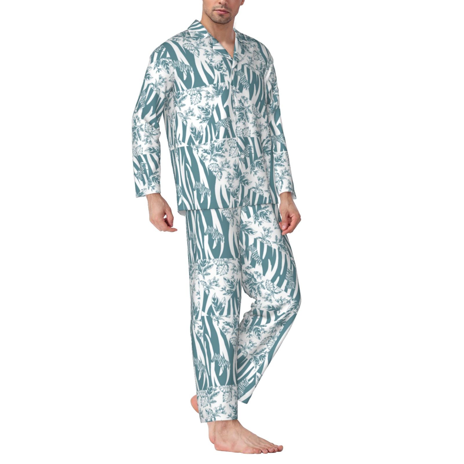 Men's Long-Sleeved Pajama Set