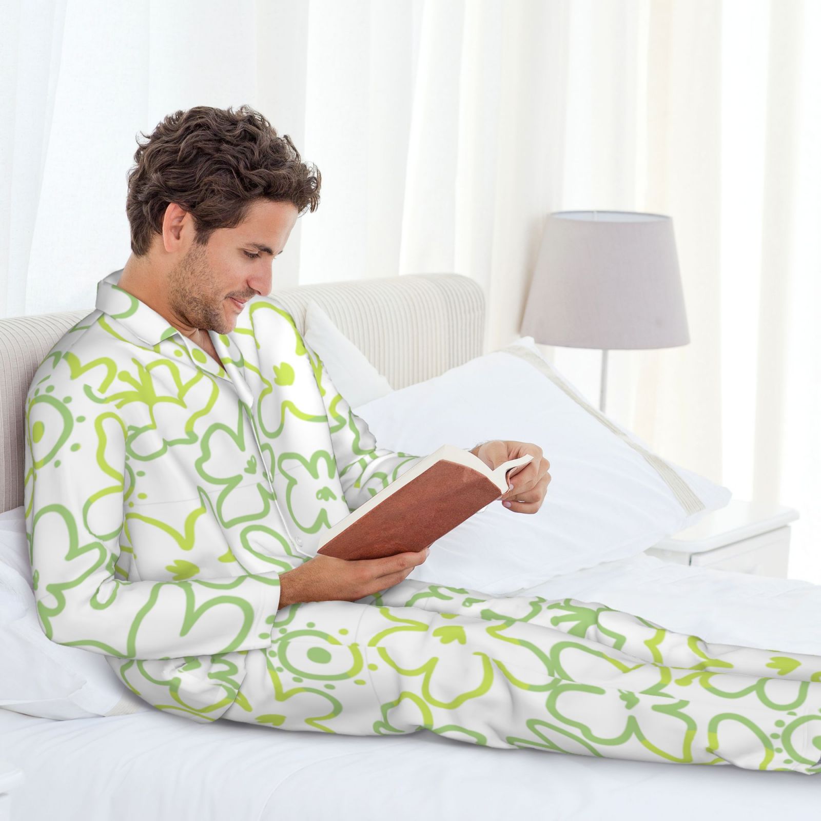 Men's Long-Sleeved Pajama Set